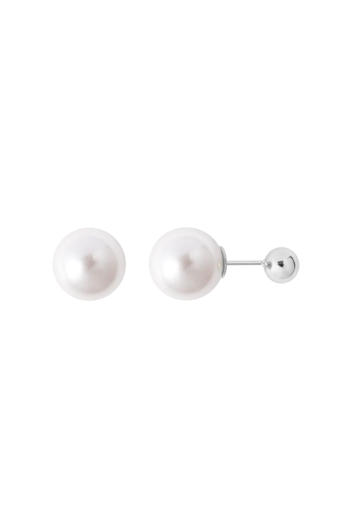 Cercei Argint Ball Pearl LisaConcept