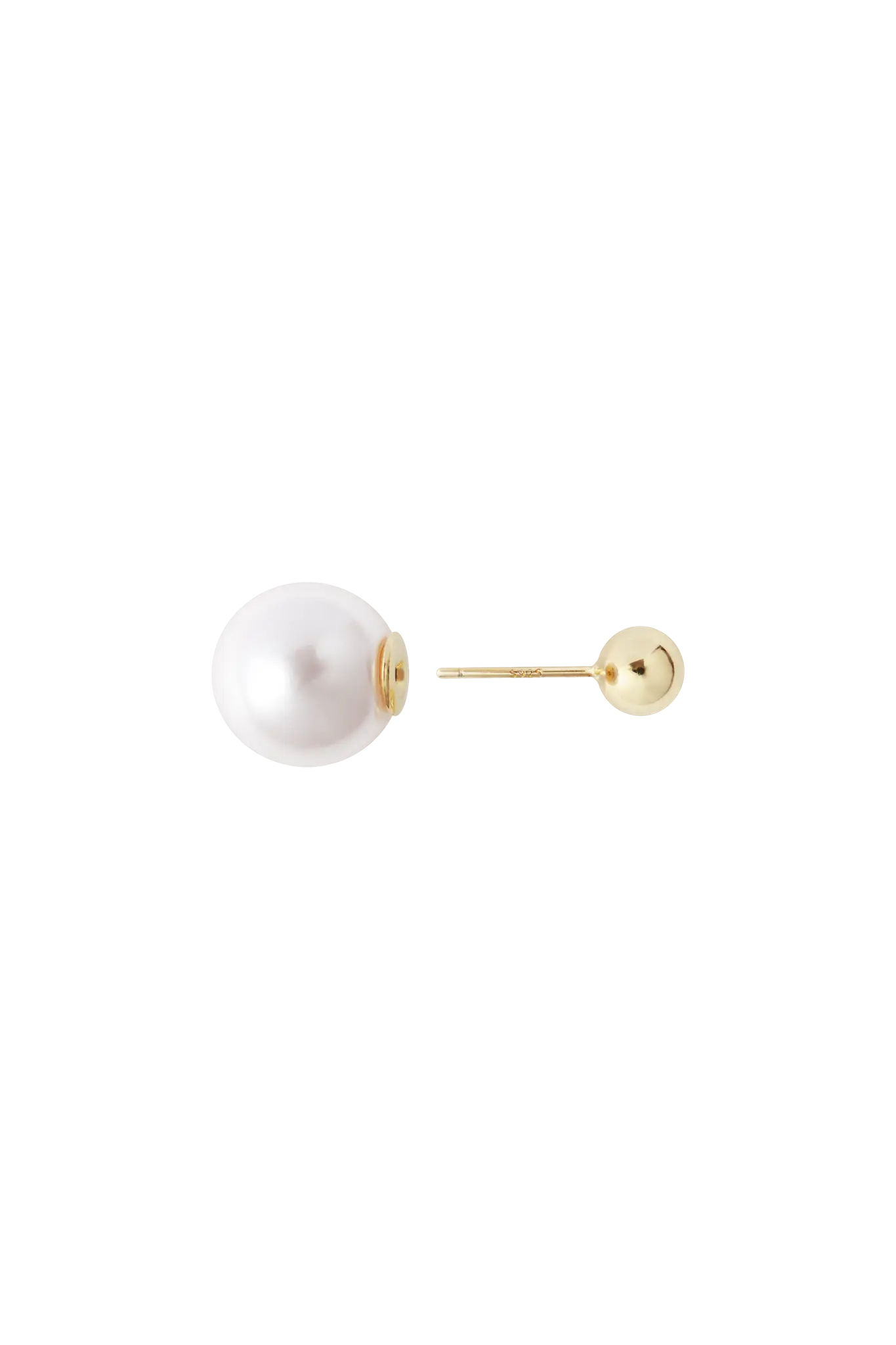 Cercei Argint Ball Pearl LisaConcept