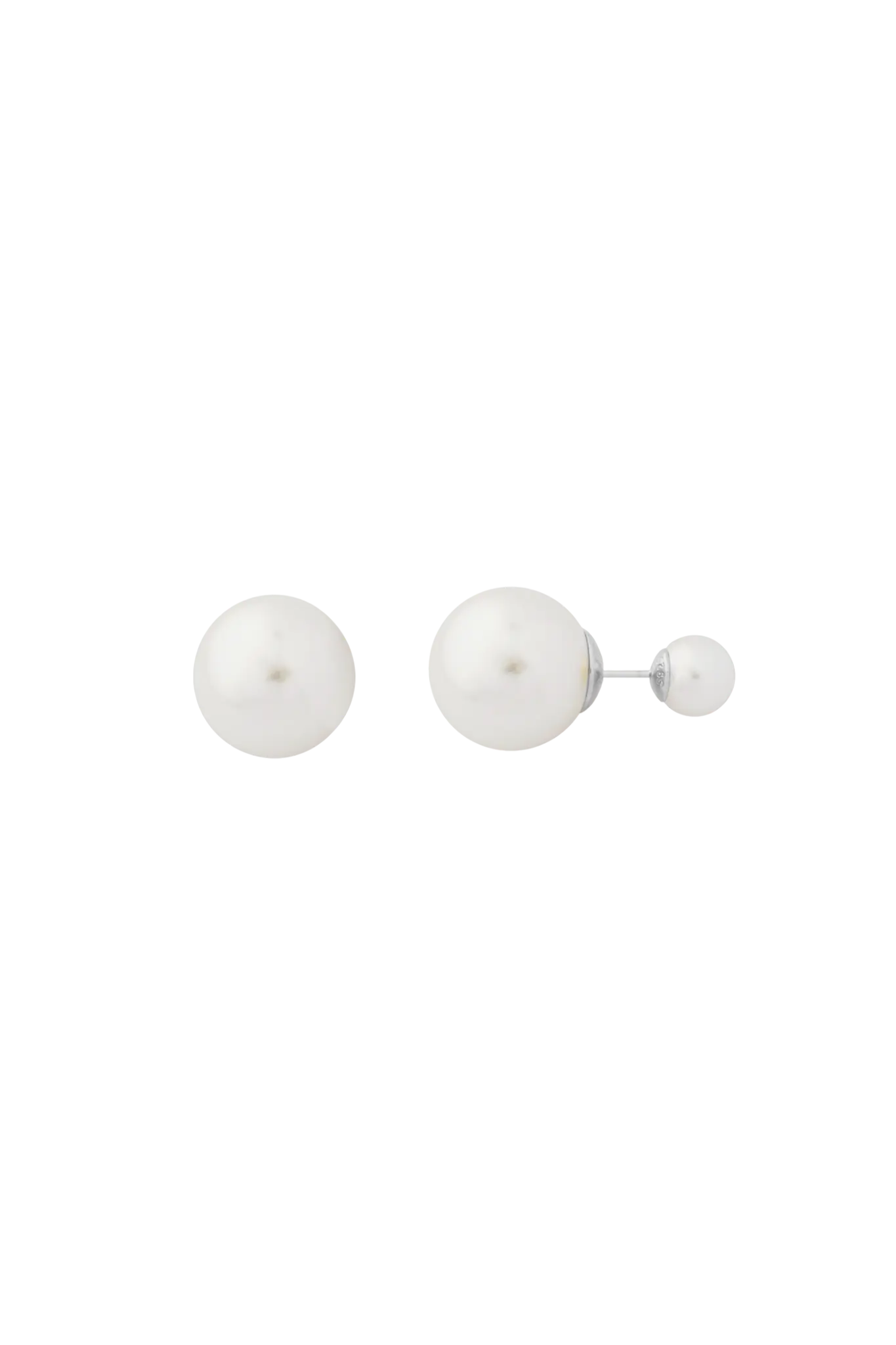 Cercei Argint Double Pearl LisaConcept