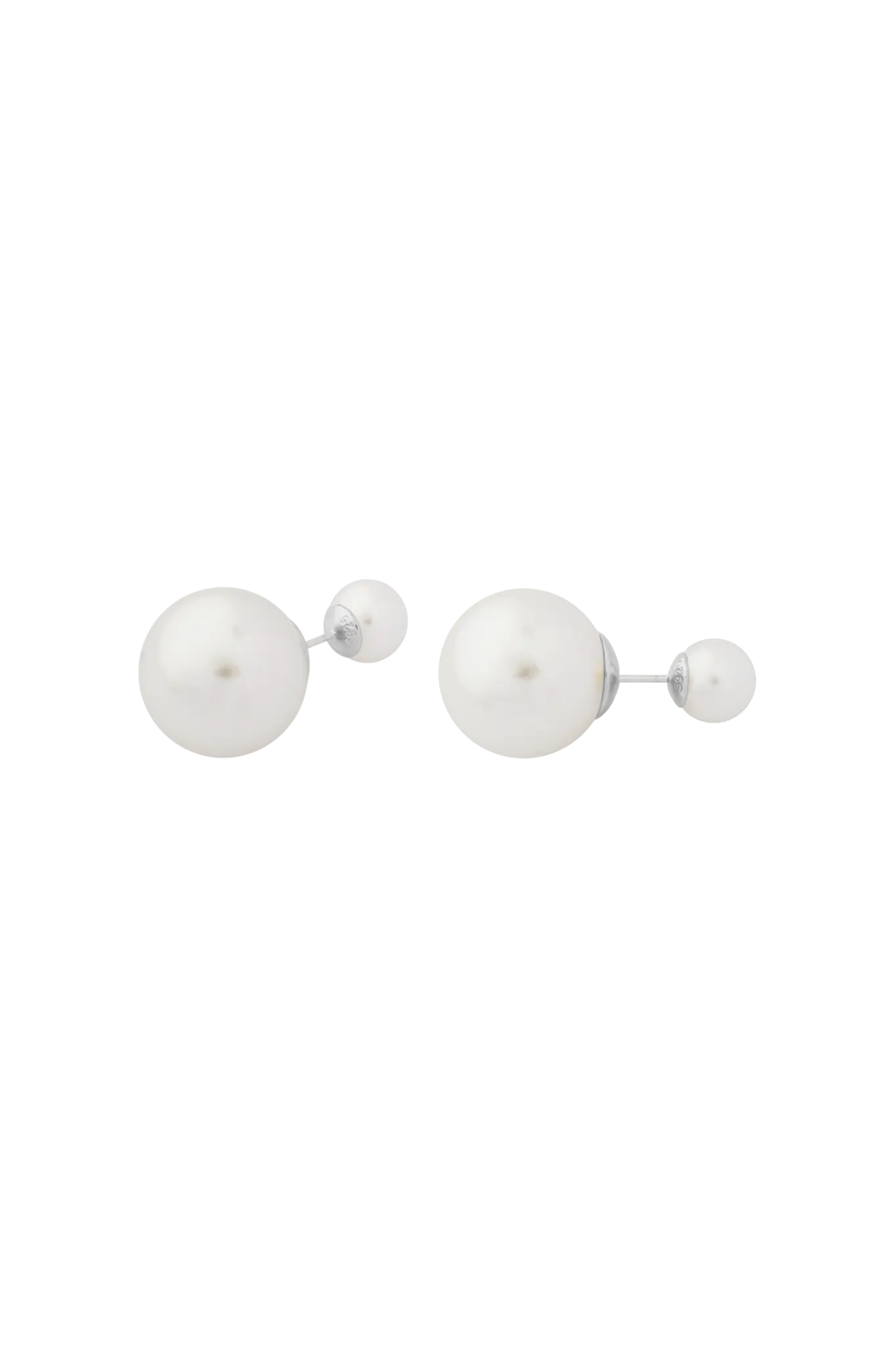 Cercei Argint Double Pearl LisaConcept