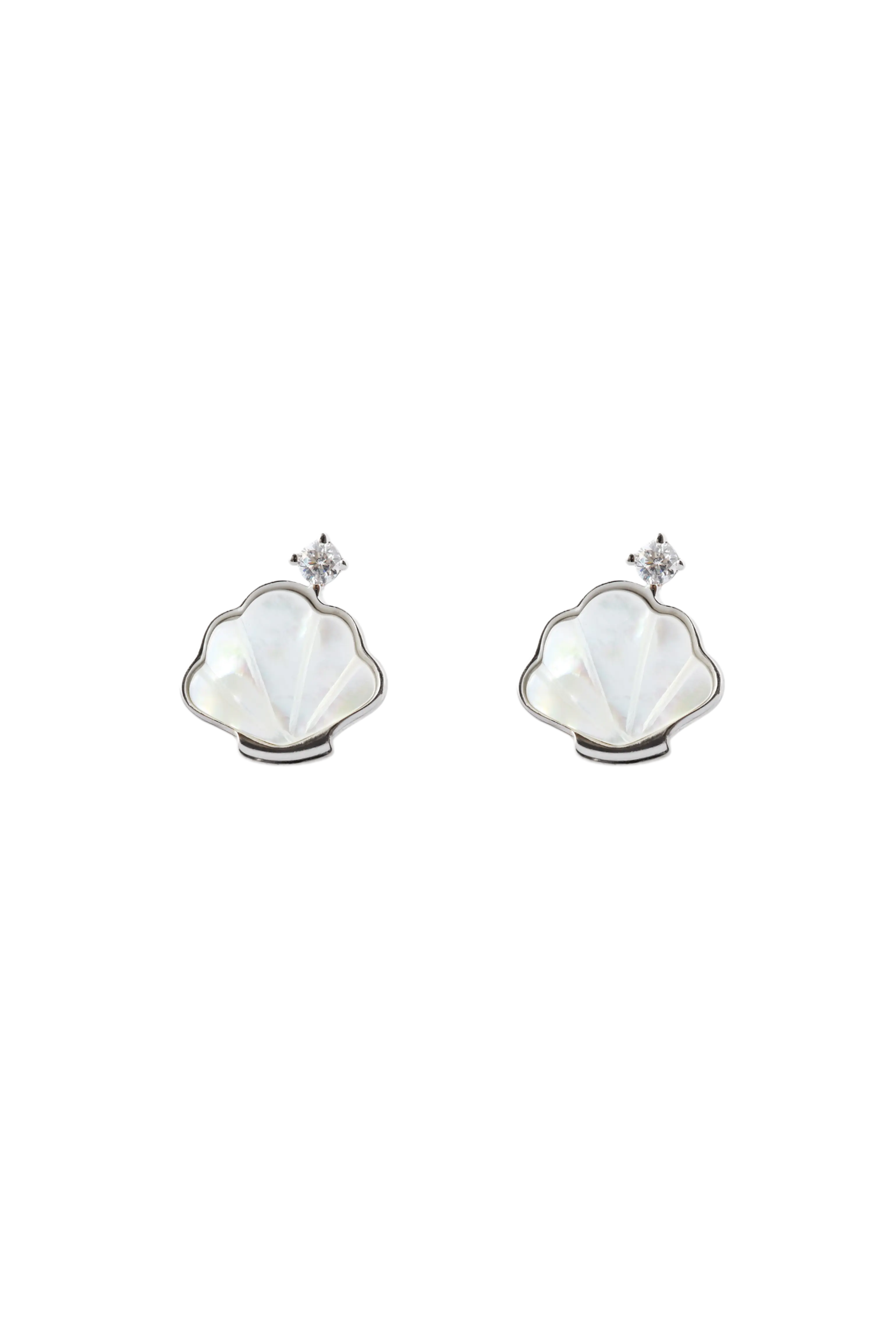 Cercei Argint Seashore Shell LisaConcept