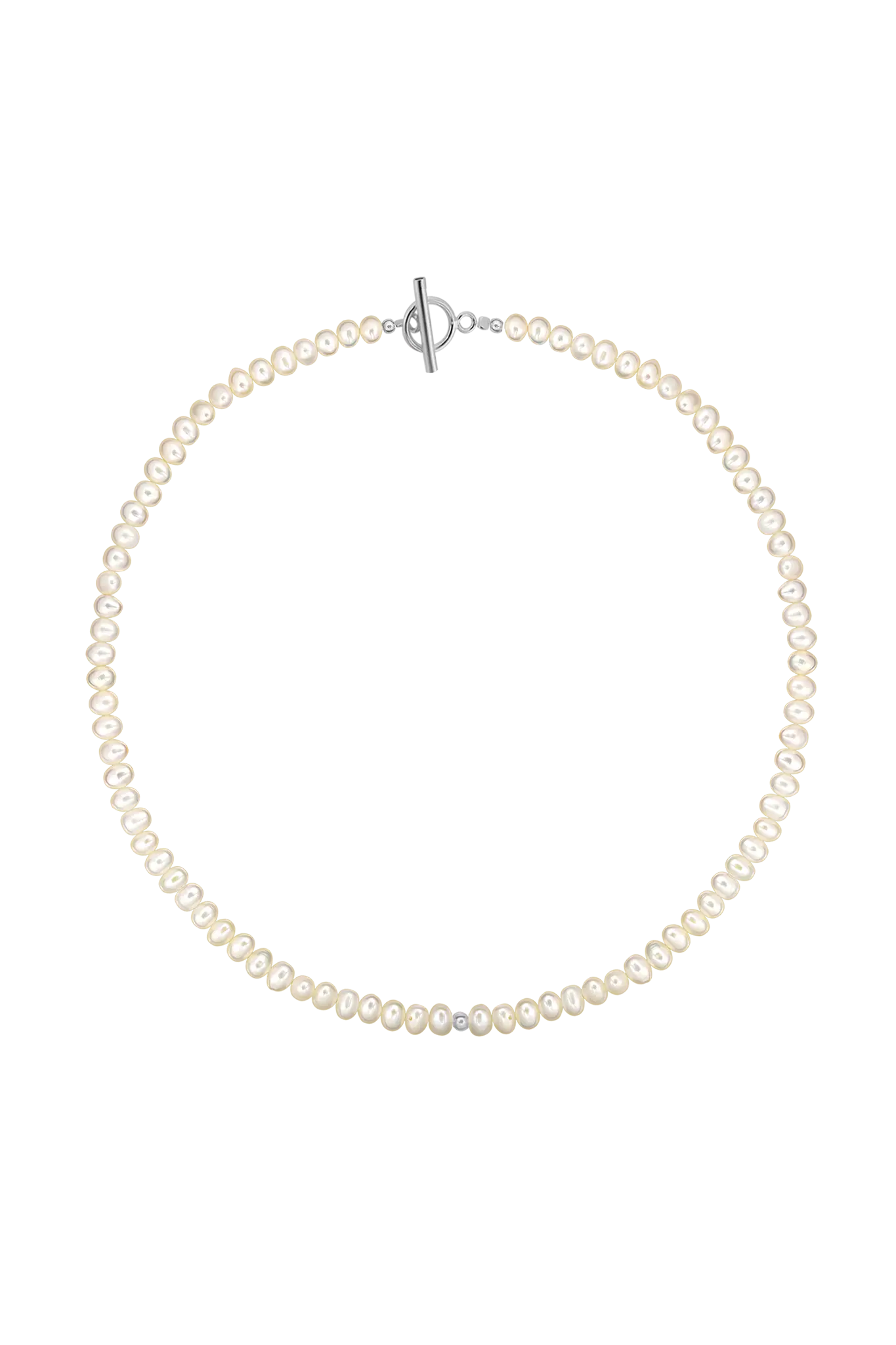 Colier Argint Pearl Bead LisaConcept