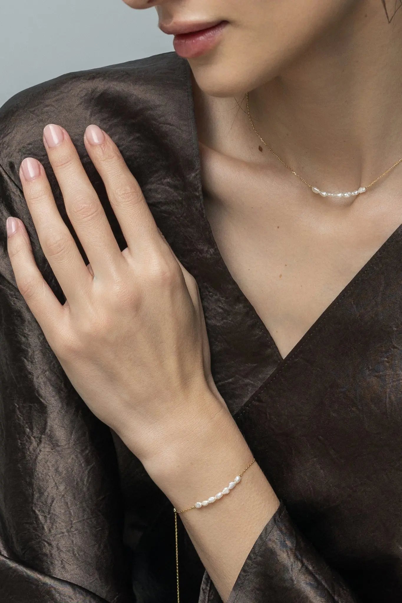 Brățară Argint Moving Pearls LisaConcept