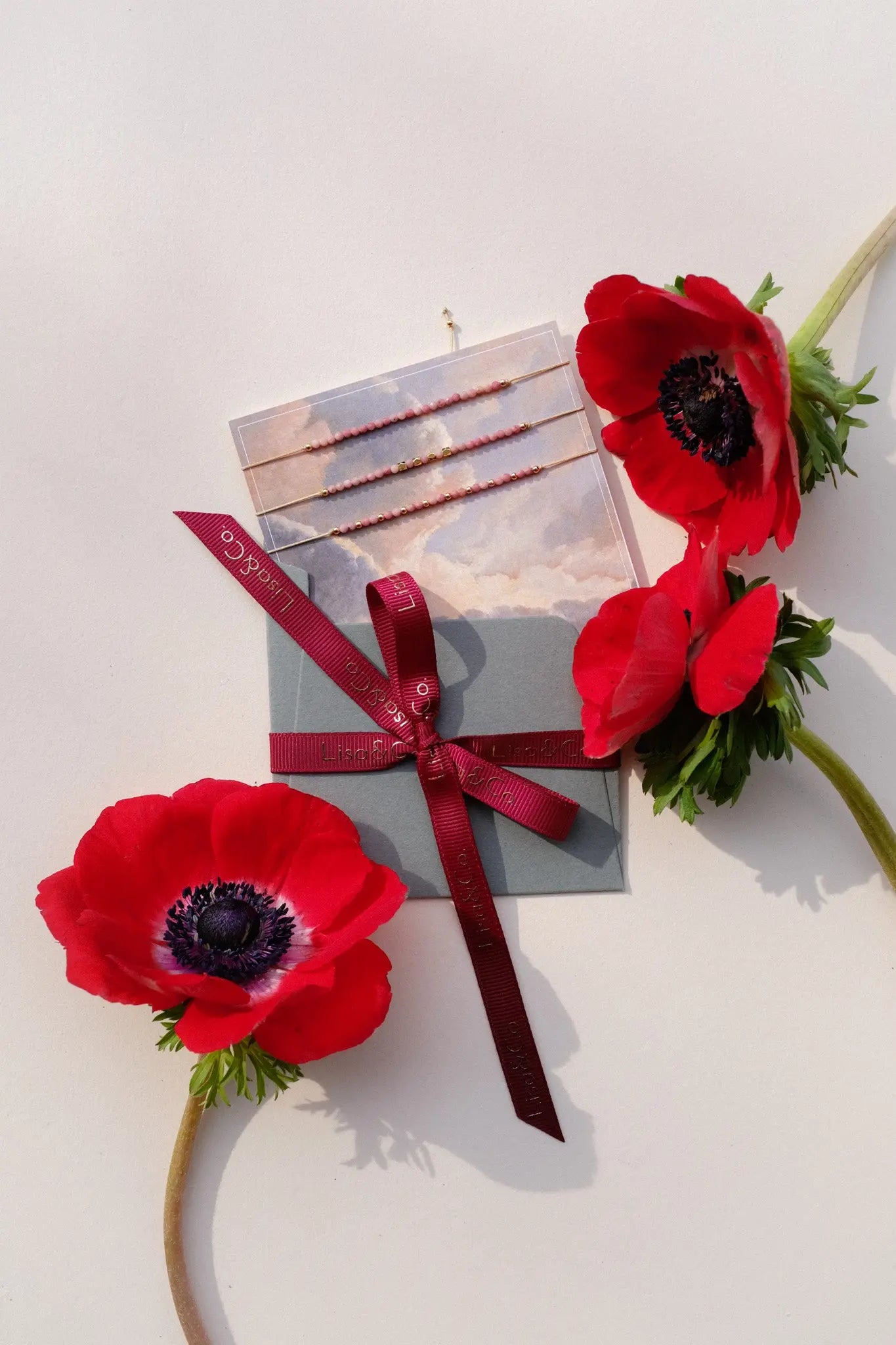 Brățară pe șnur Pink Tourmaline III Lisa&Co.