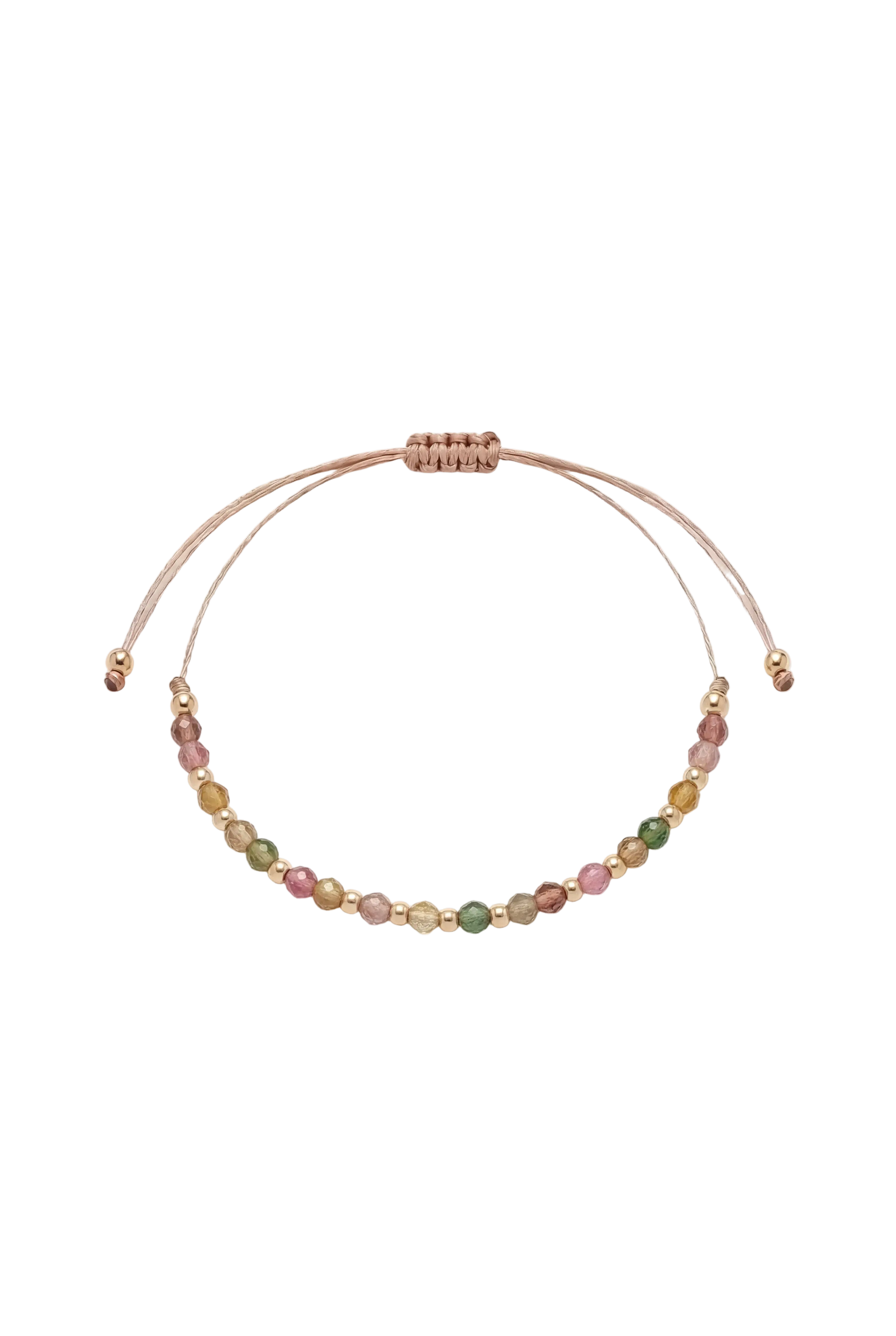 Brățară pe șnur Rainbow Tourmaline III Lisa&Co.