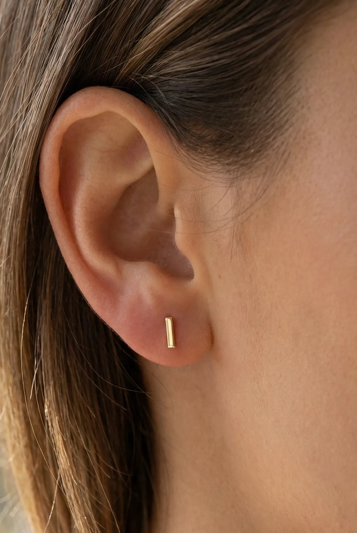 Cercei Argint Baguette LisaConcept