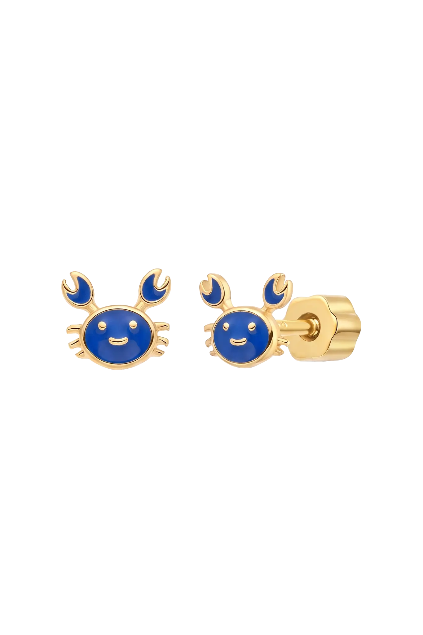 Cercei Argint Blue Crab LisaConcept