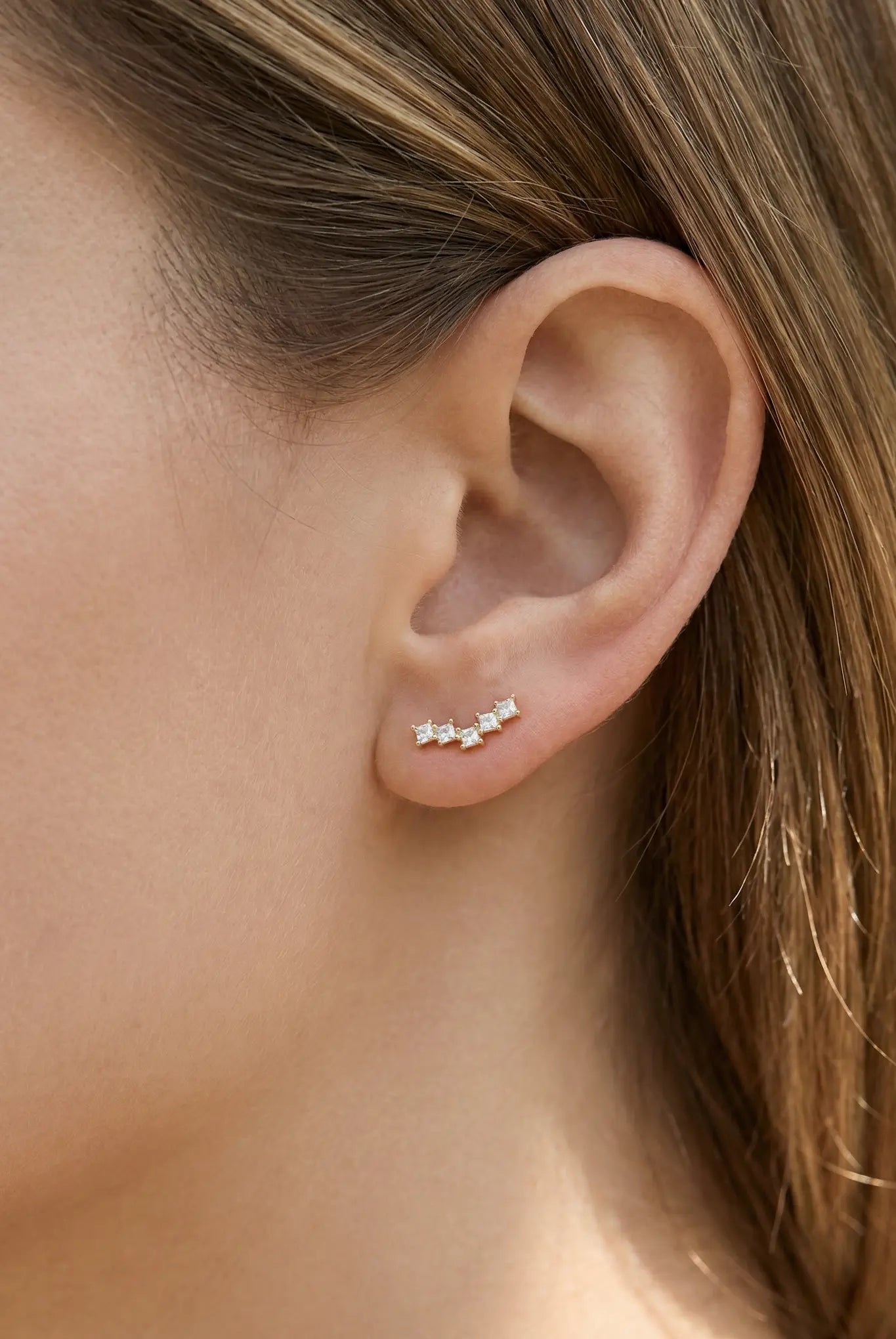 Cercei Argint Daisy Pierce Lisa&Co.