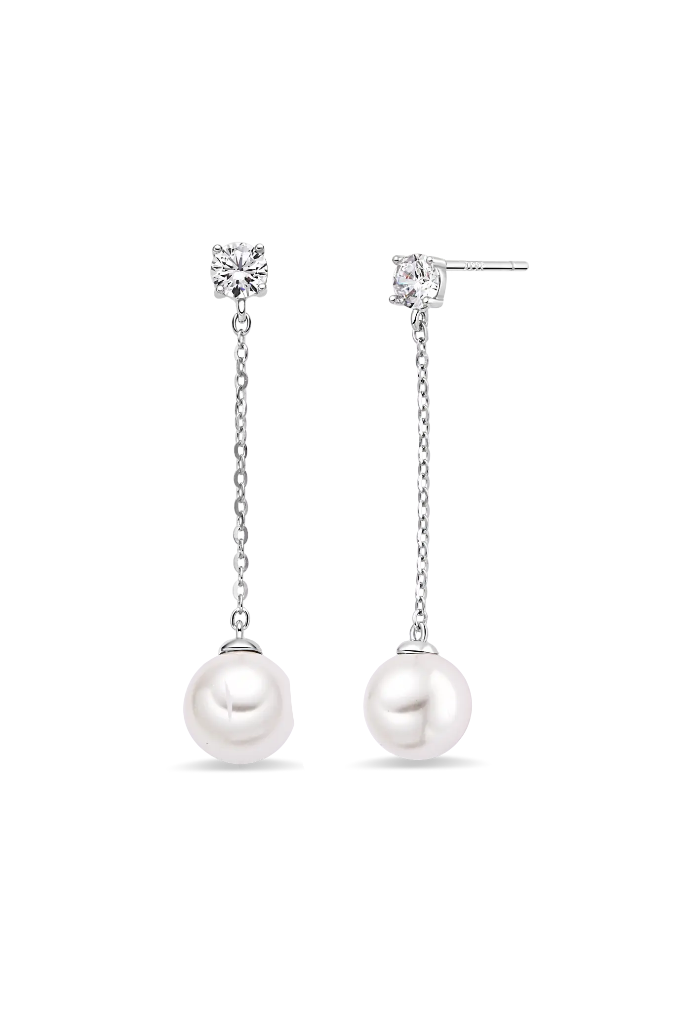 Cercei Argint Euphoria Pearl LisaConcept