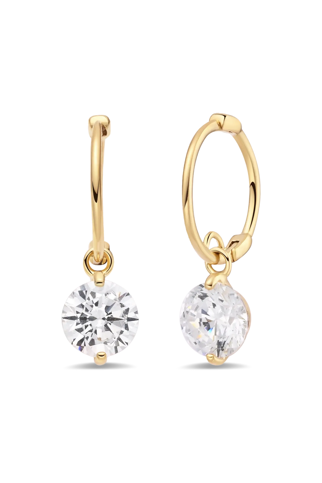 Cercei Argint First Light Hoops LisaConcept