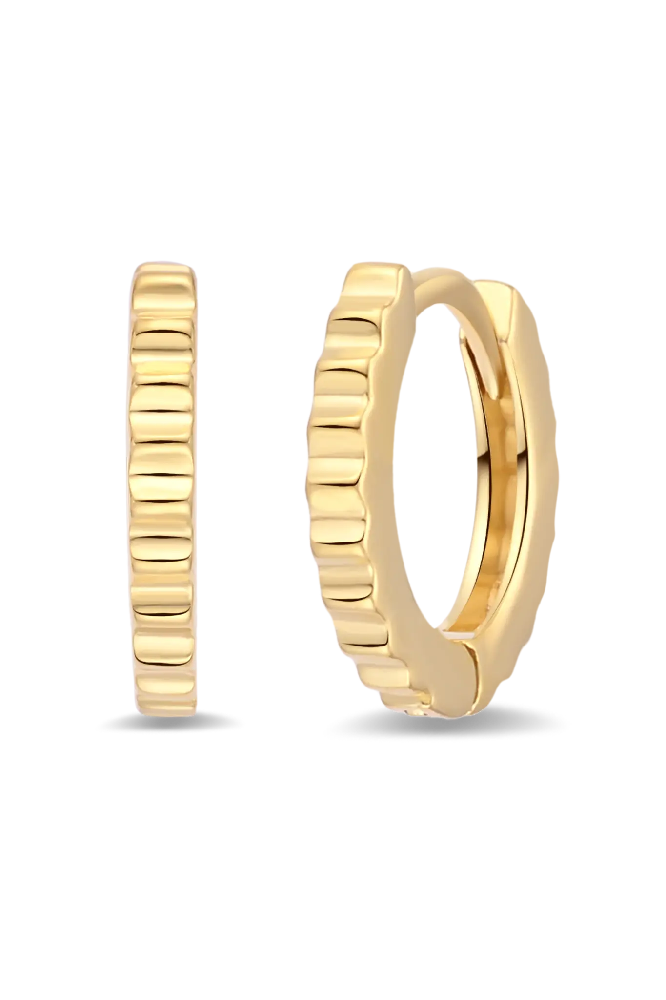Cercei Argint Geometric Hoops LisaConcept