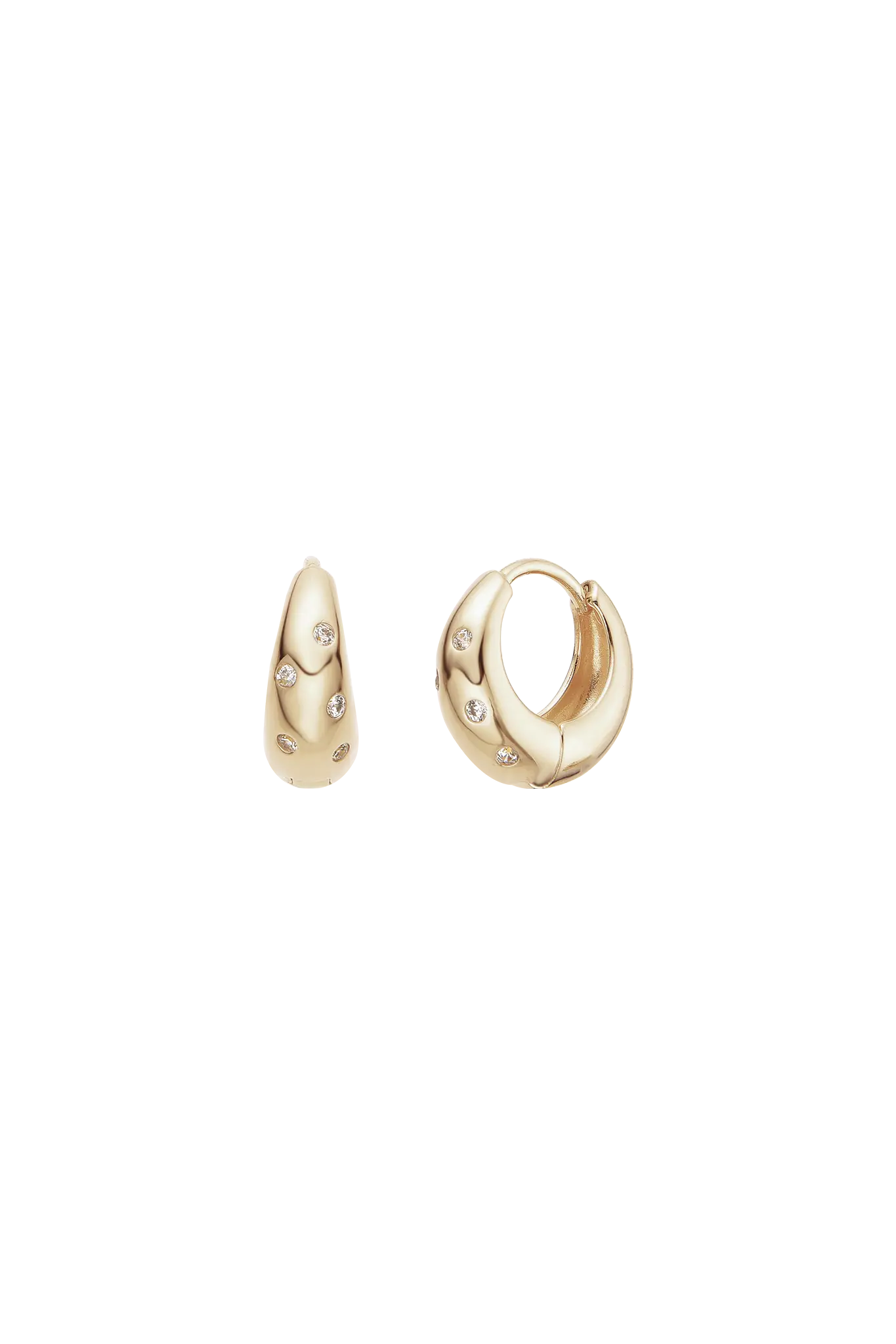 Cercei Argint Hefty Hoops LisaConcept