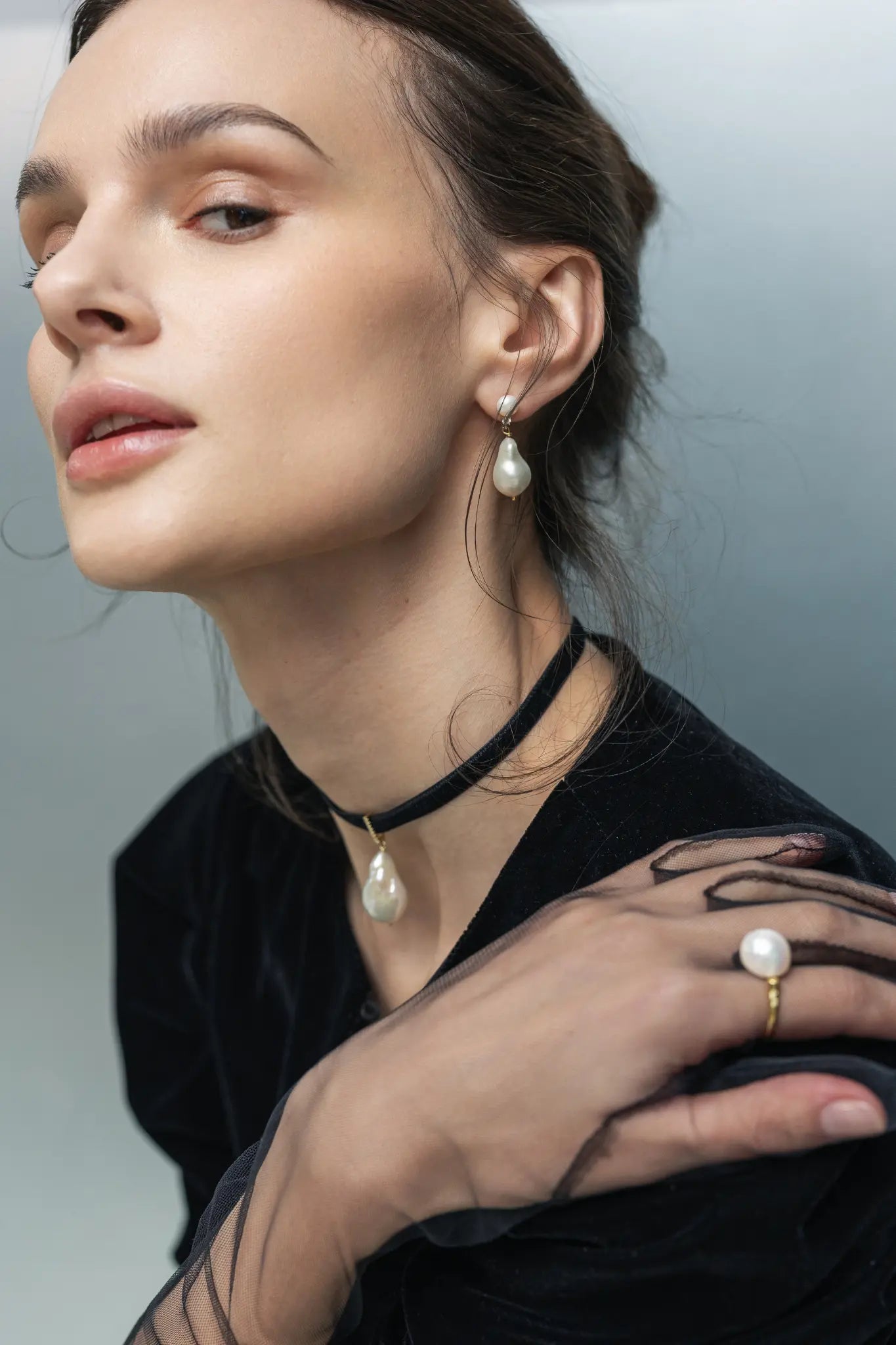 Cercei Argint Kaya Baroque Lisa&Co.