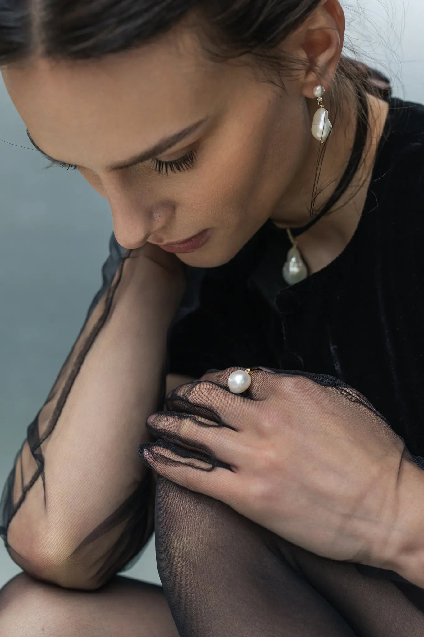 Cercei Argint Kaya Baroque Lisa&Co.