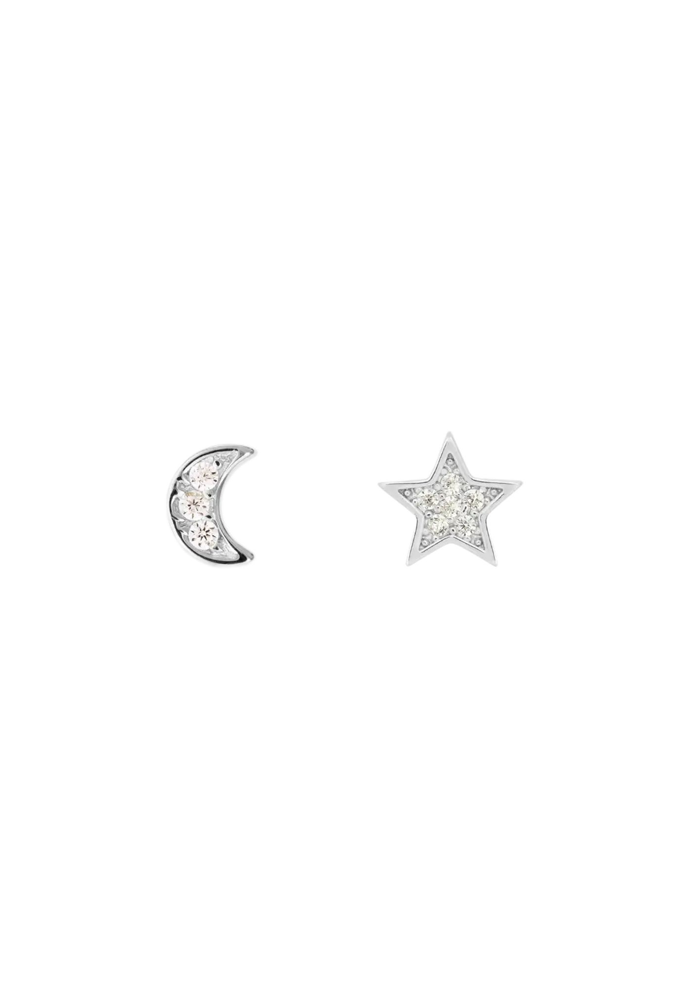 Cercei Argint Moon & Star LisaConcept