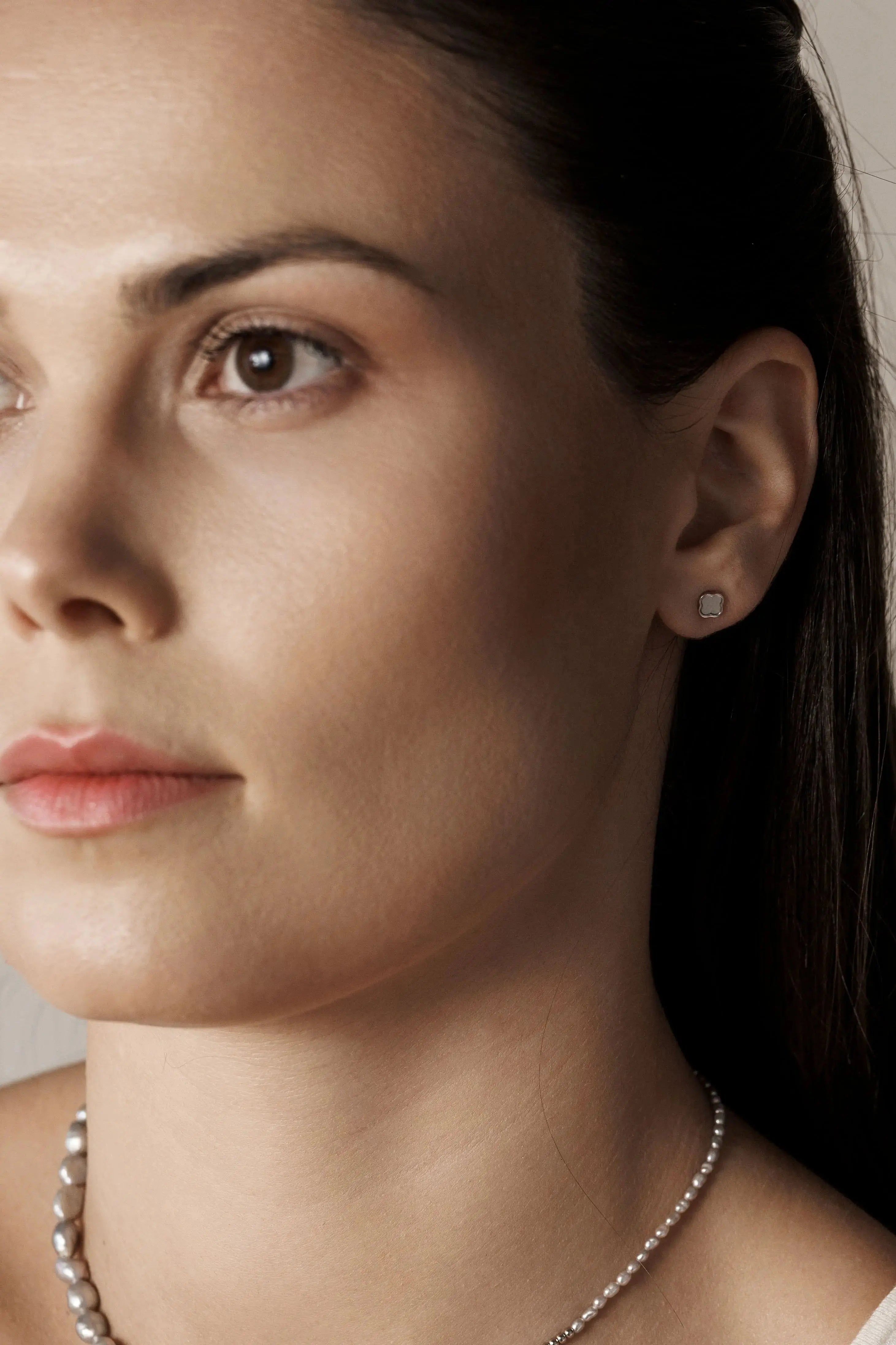 Cercei Argint Mother of Pearl Joy L Lisa&Co.