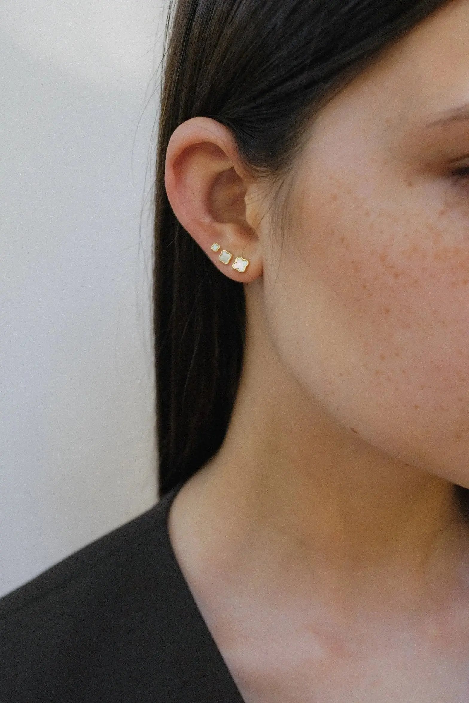 Cercei Argint Mother of Pearl Joy M Lisa&Co.