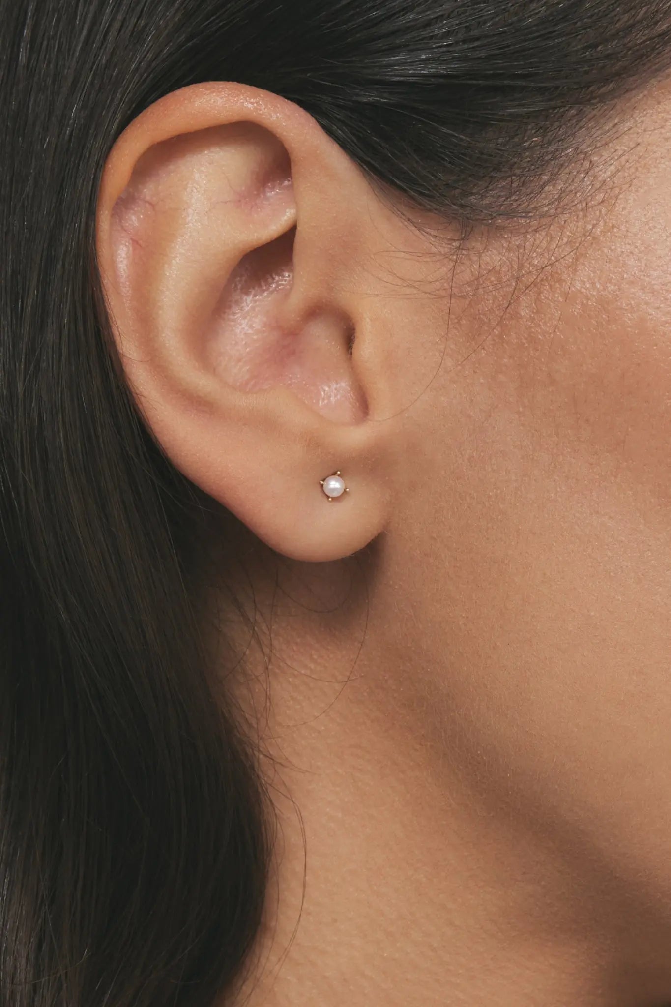 Cercei Argint Simple White S LisaConcept