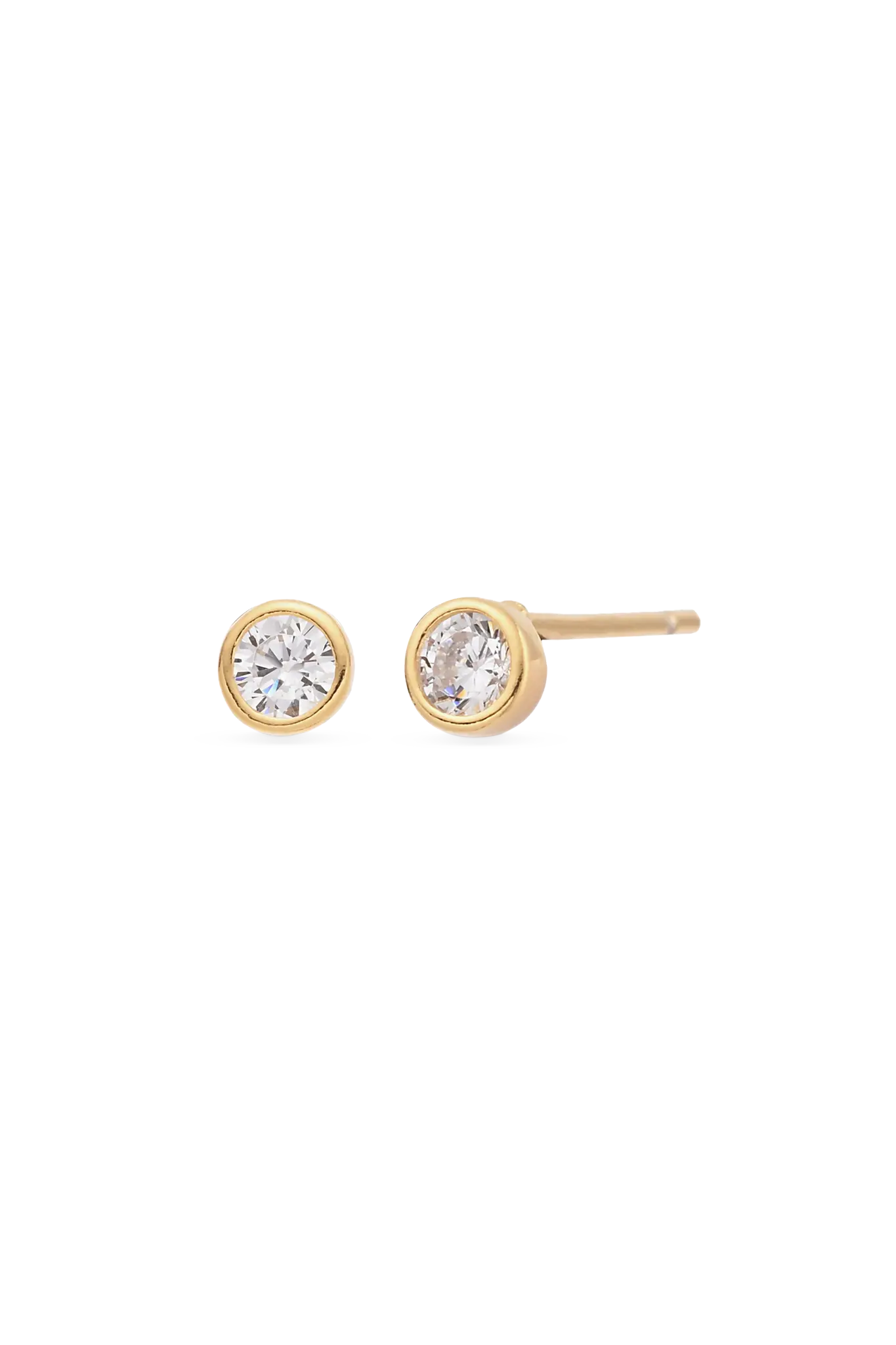 Cercei Argint Single Bezel LisaConcept