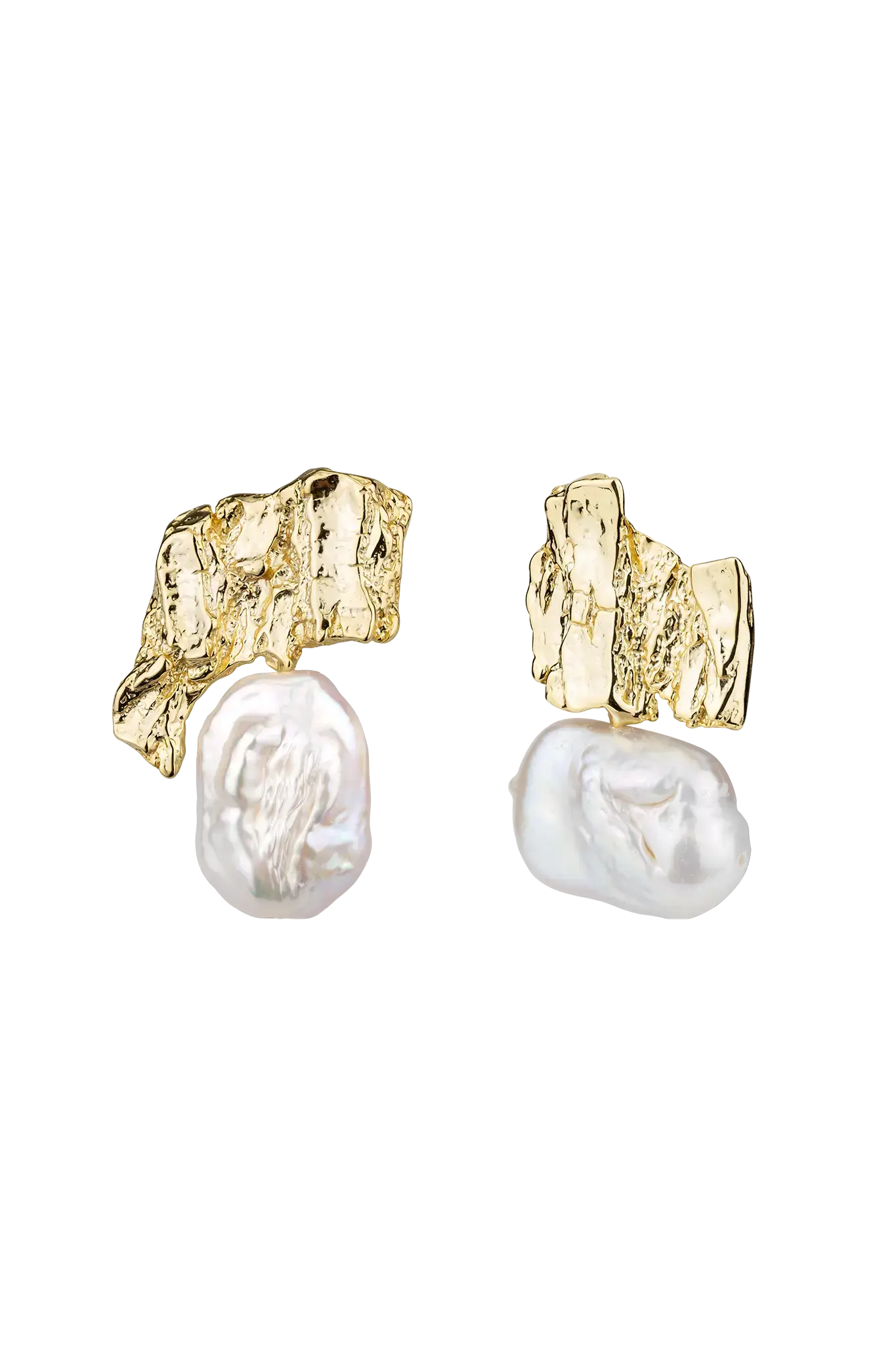 Cercei Argint  Statement  Pearl LisaConcept