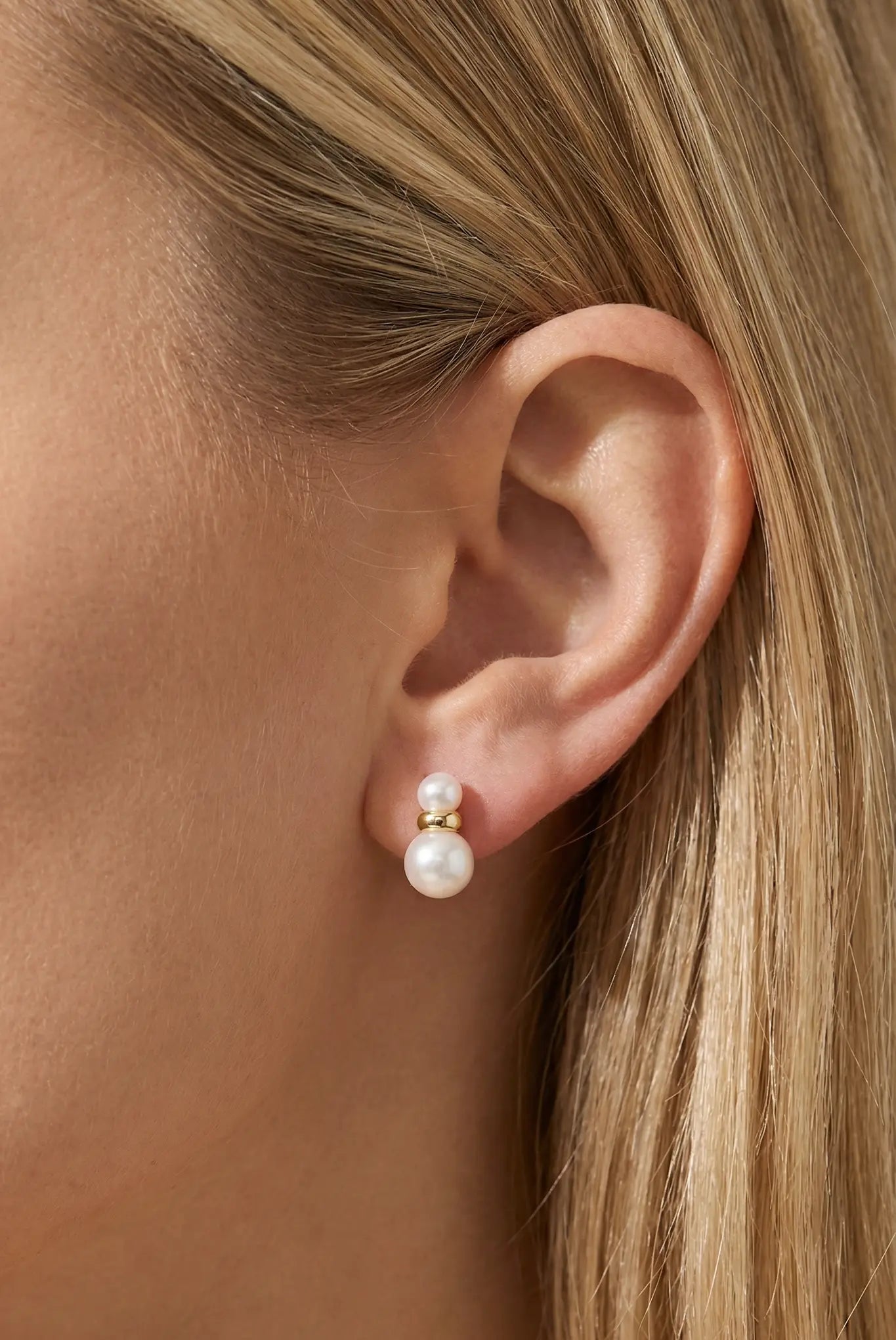 Cercei Argint Tied Pearls Lisa&Co.