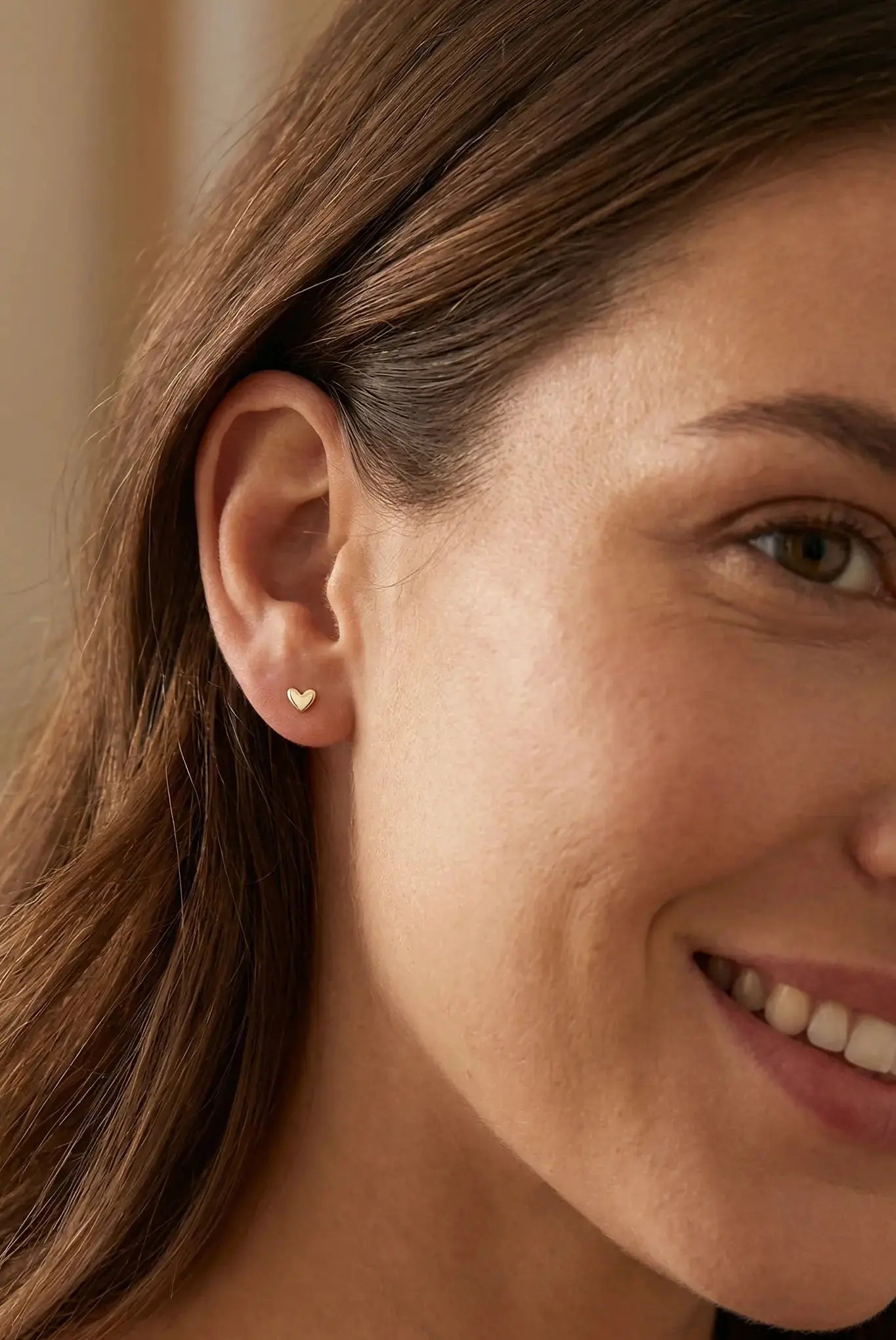 Cercei Argint Tiny Heart Lisa&Co.