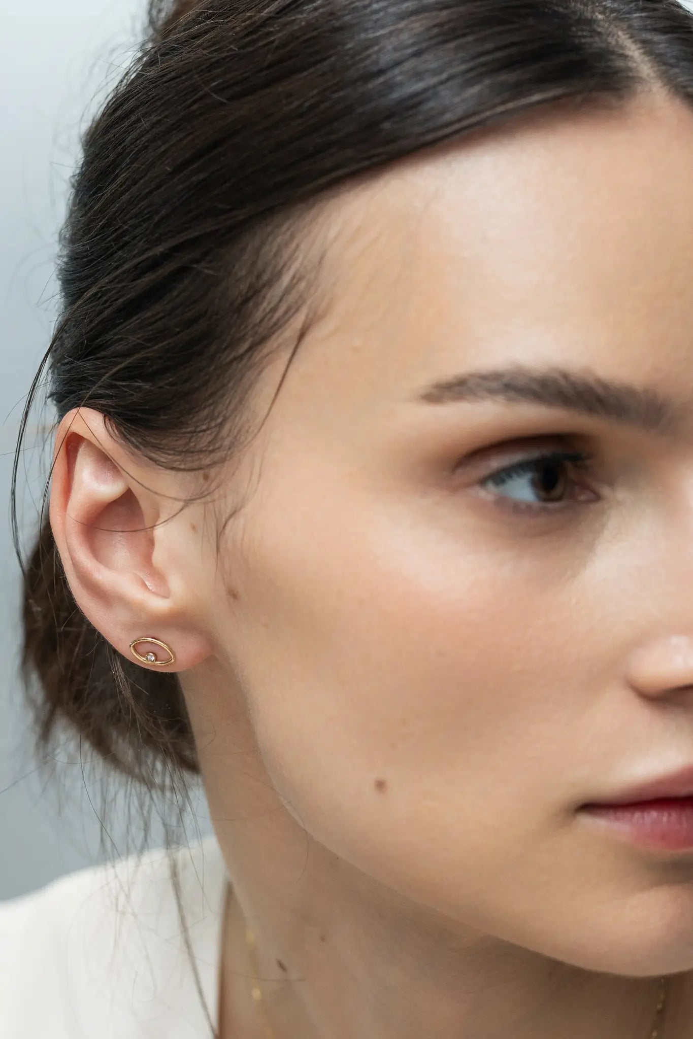 Cercei Aur Eye Lisa&Co.