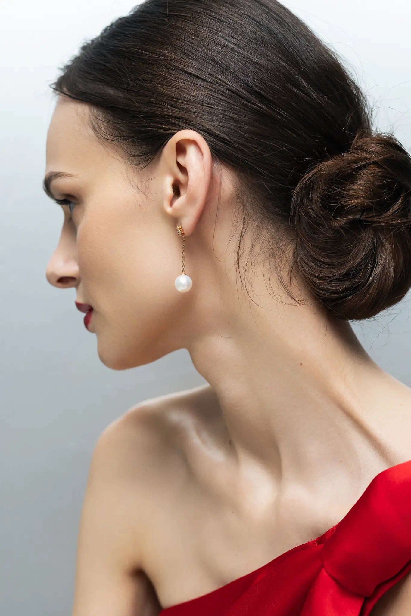 Cercei Aur Juno Pearl Drop Lisa&Co.