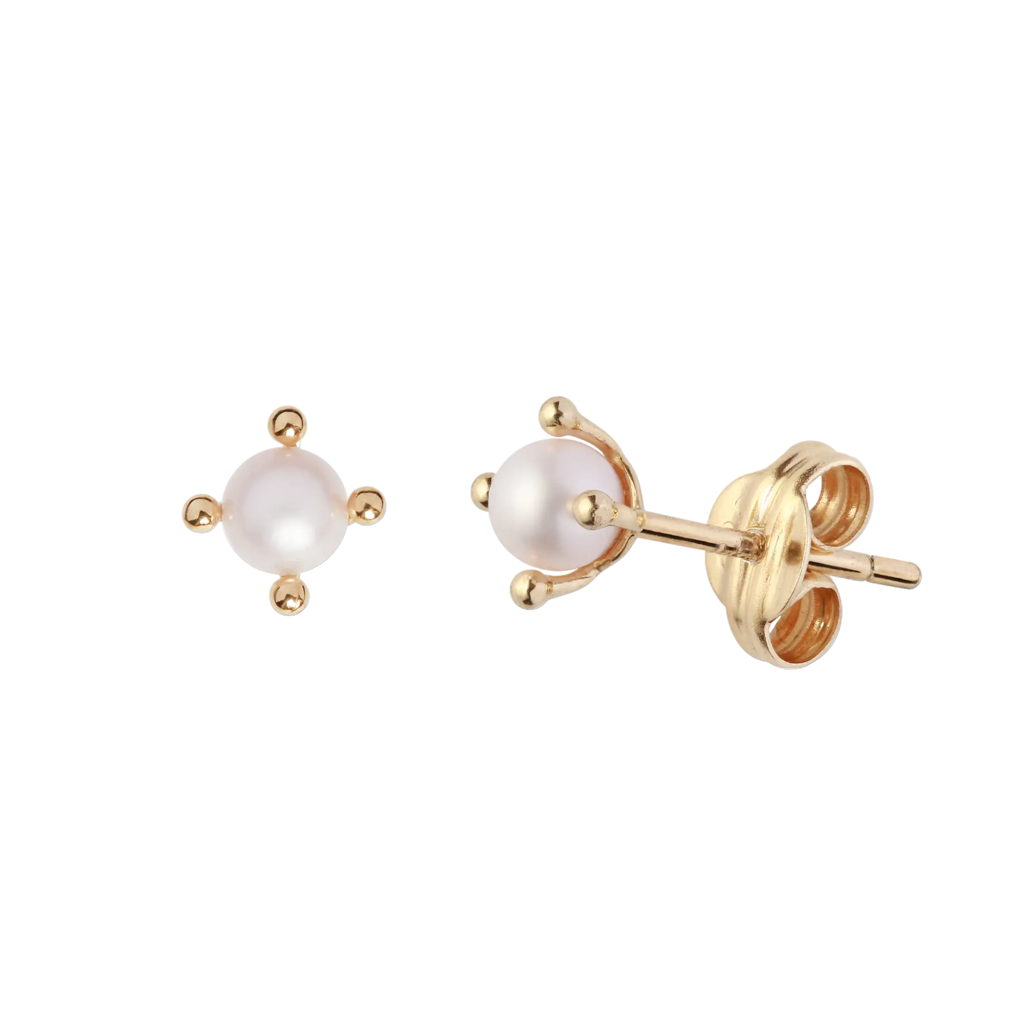 Cercei Simple Pearl • Aur 14K LisaConcept