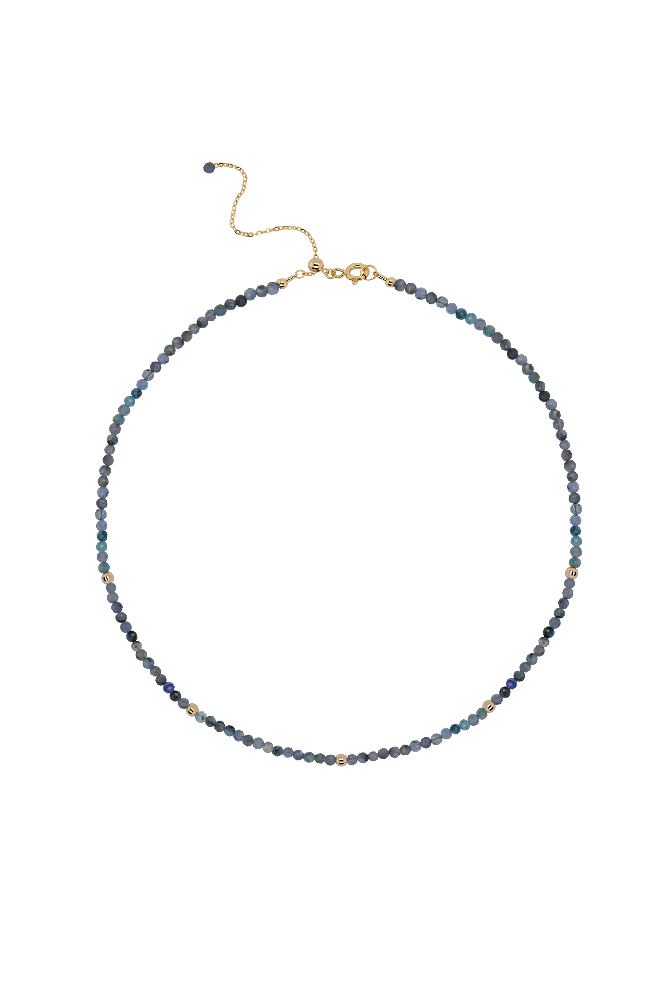 Colier Argint Blue Tourmaline Lisa&Co.