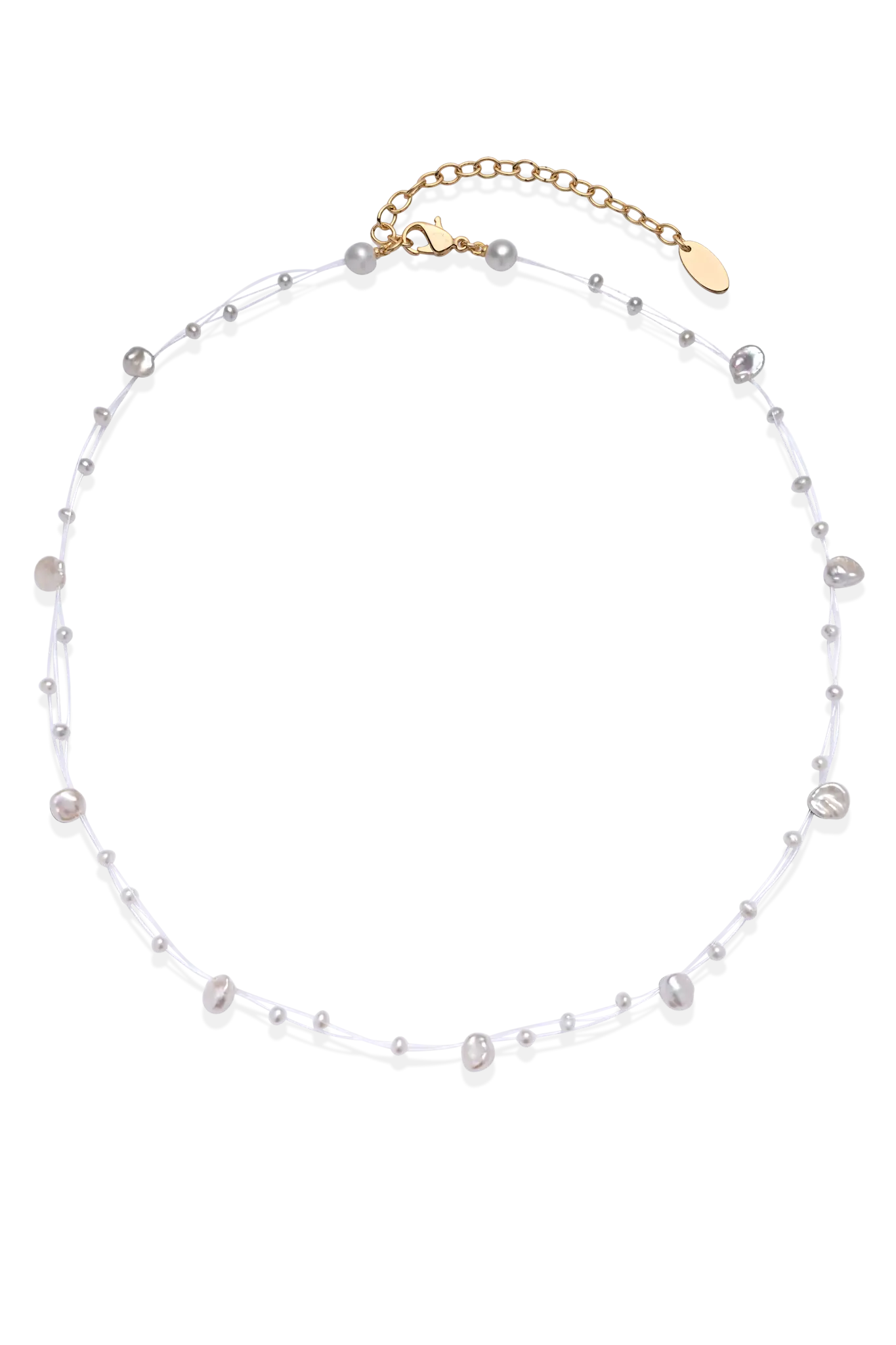 Colier Argint Fine Line Lisa&Co.