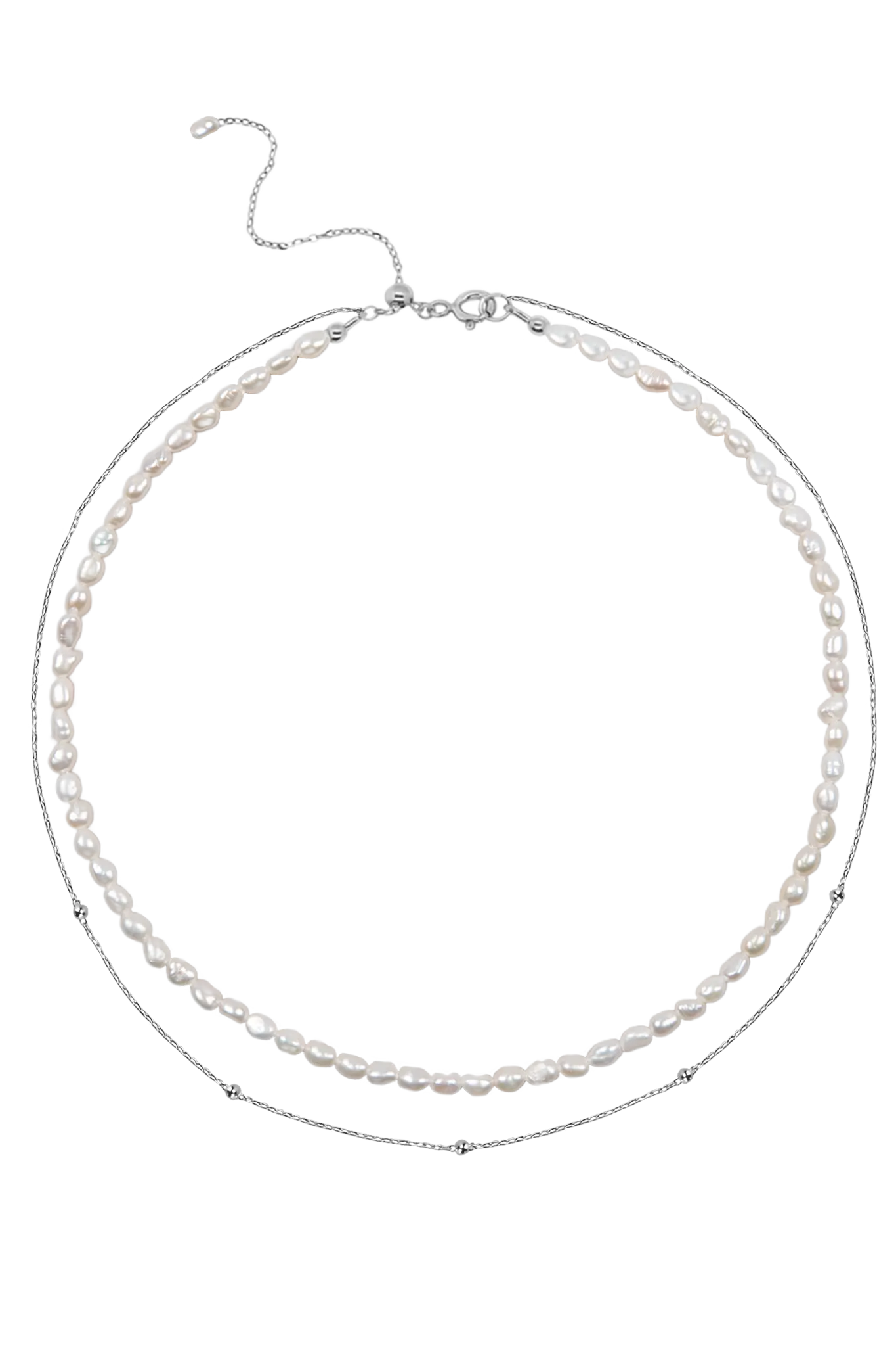 Colier Argint Odette Pearls&Drops Lisa&Co.