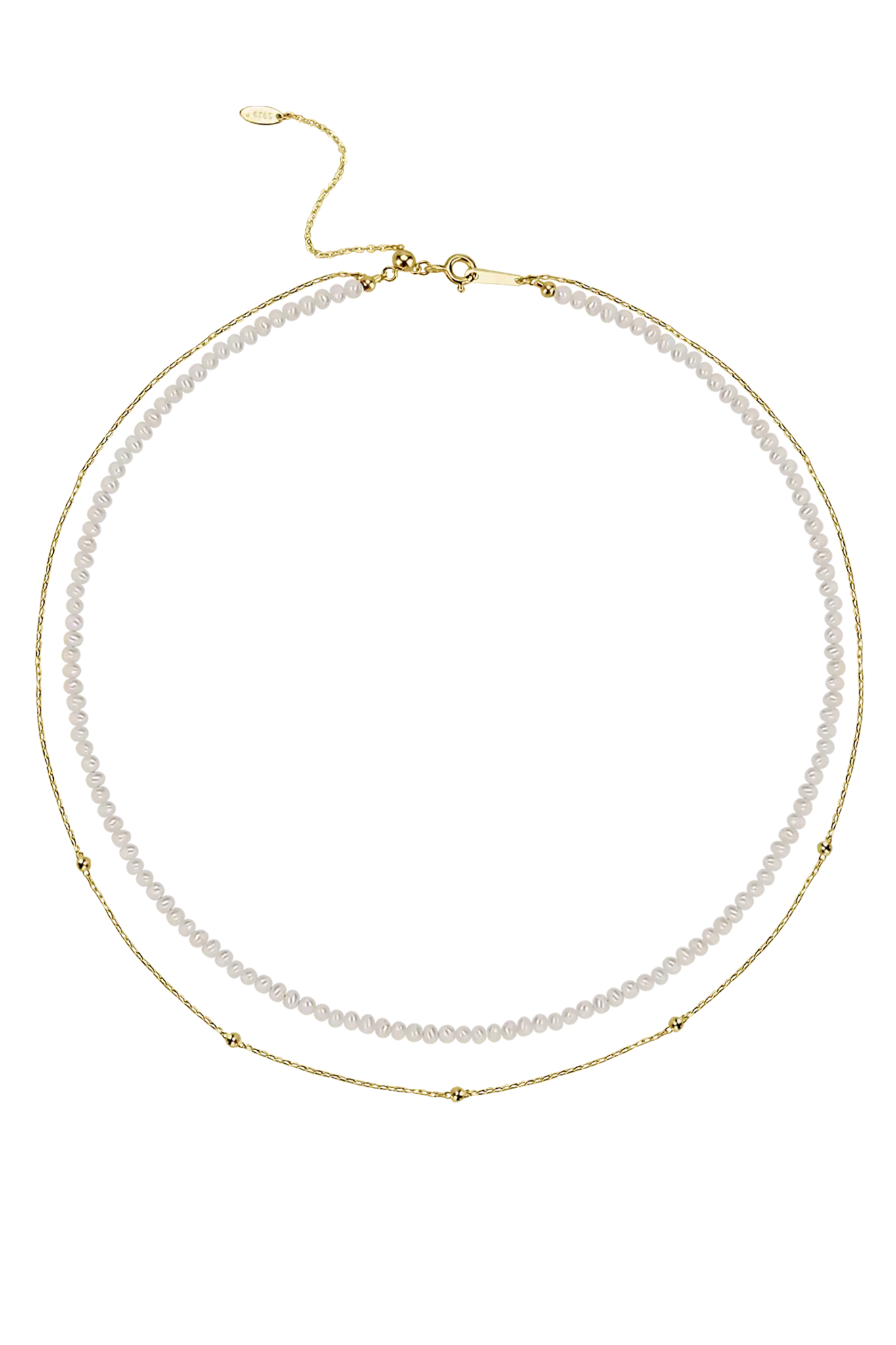 Colier Argint Organic Pearls&Drops Lisa&Co.