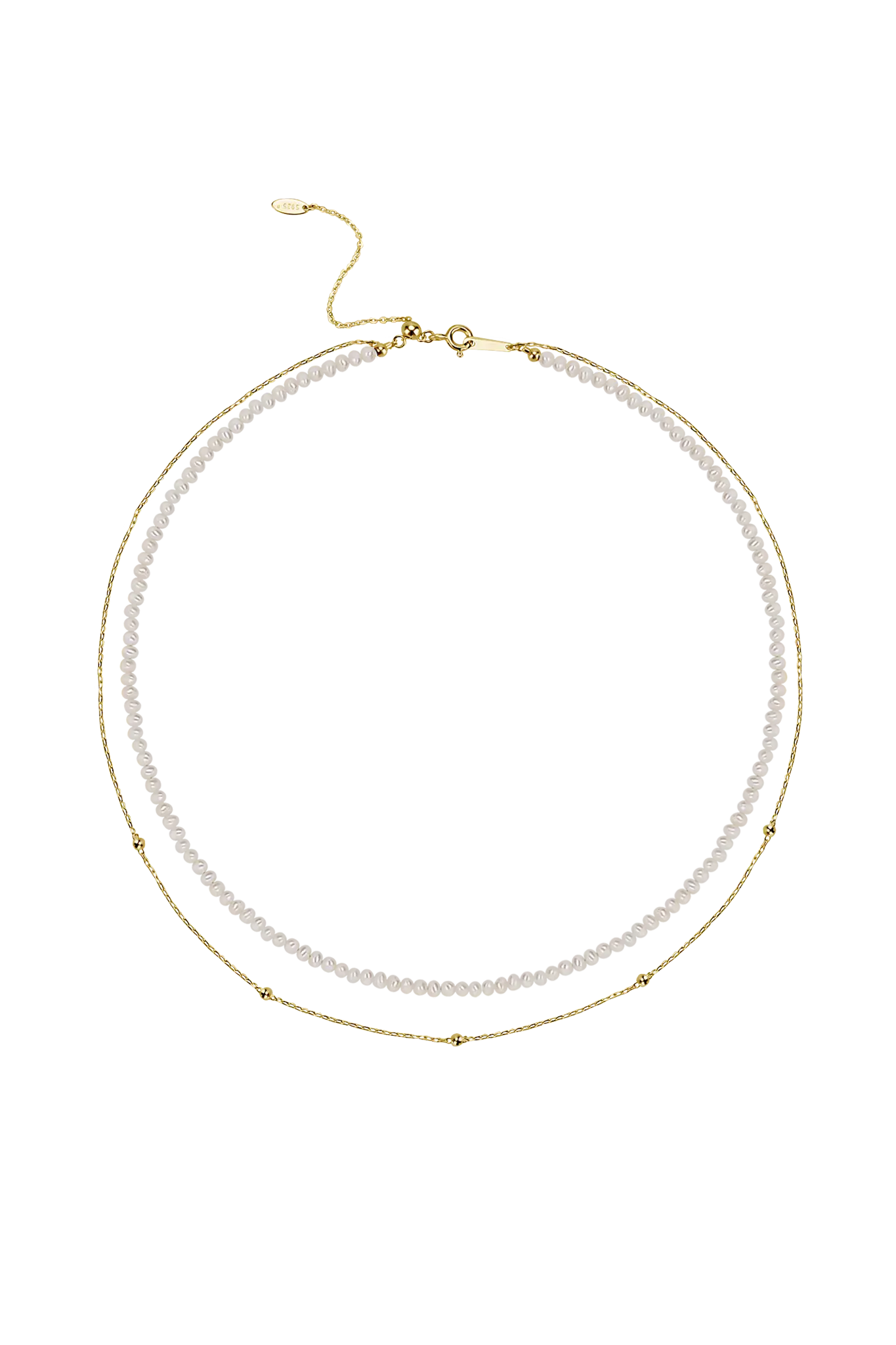 Colier Argint Organic Pearls&Drops Lisa&Co.