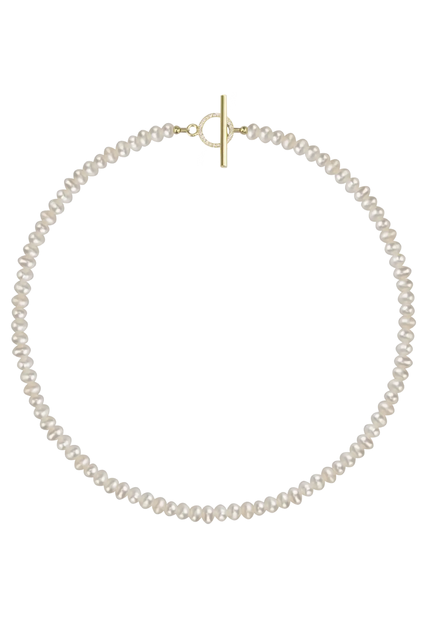 Colier Argint Pearl Bead - sparkling Lisa&Co.