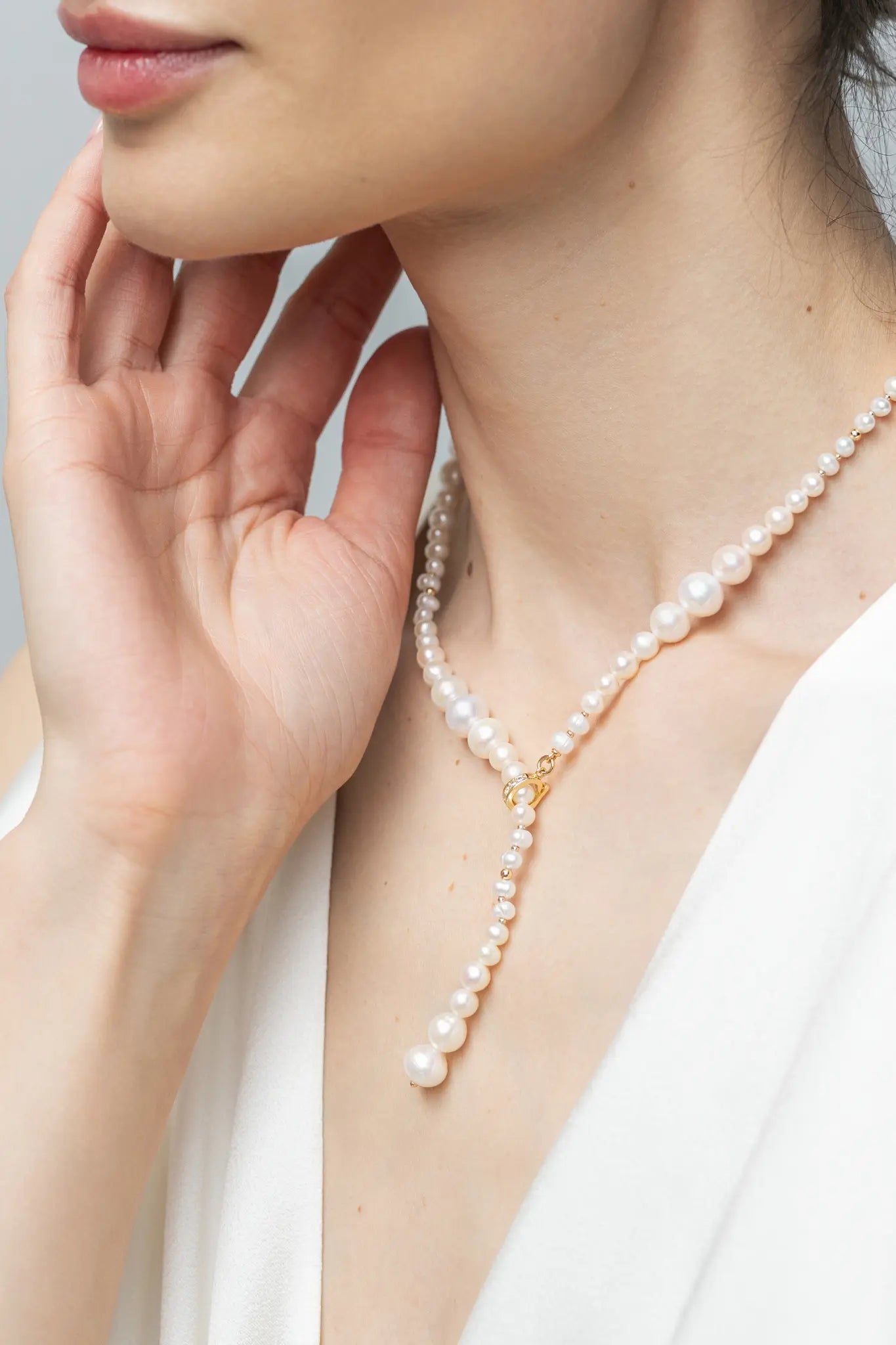 Colier Argint Pearl Grace LisaConcept