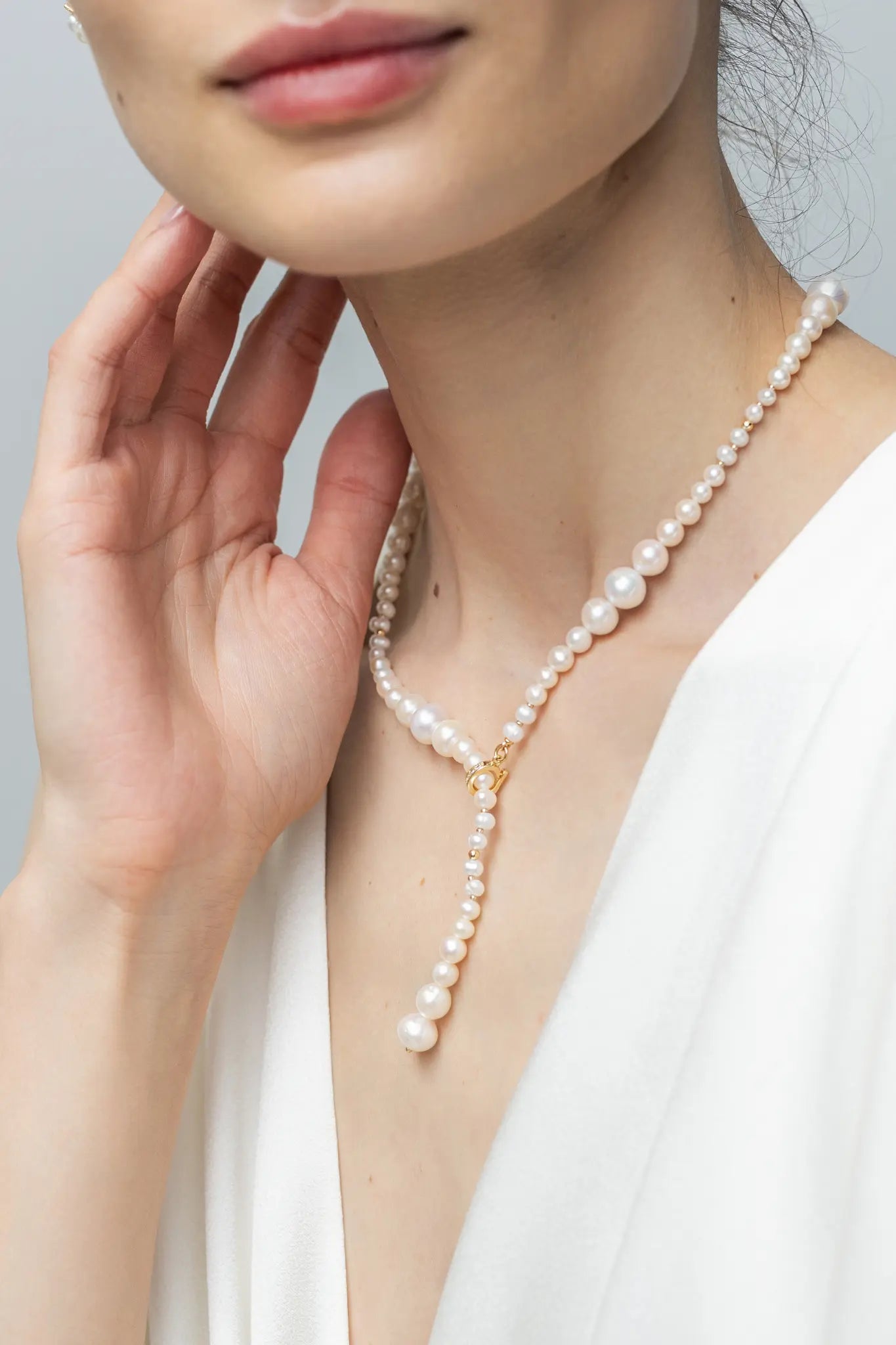 Colier Argint Pearl Grace LisaConcept