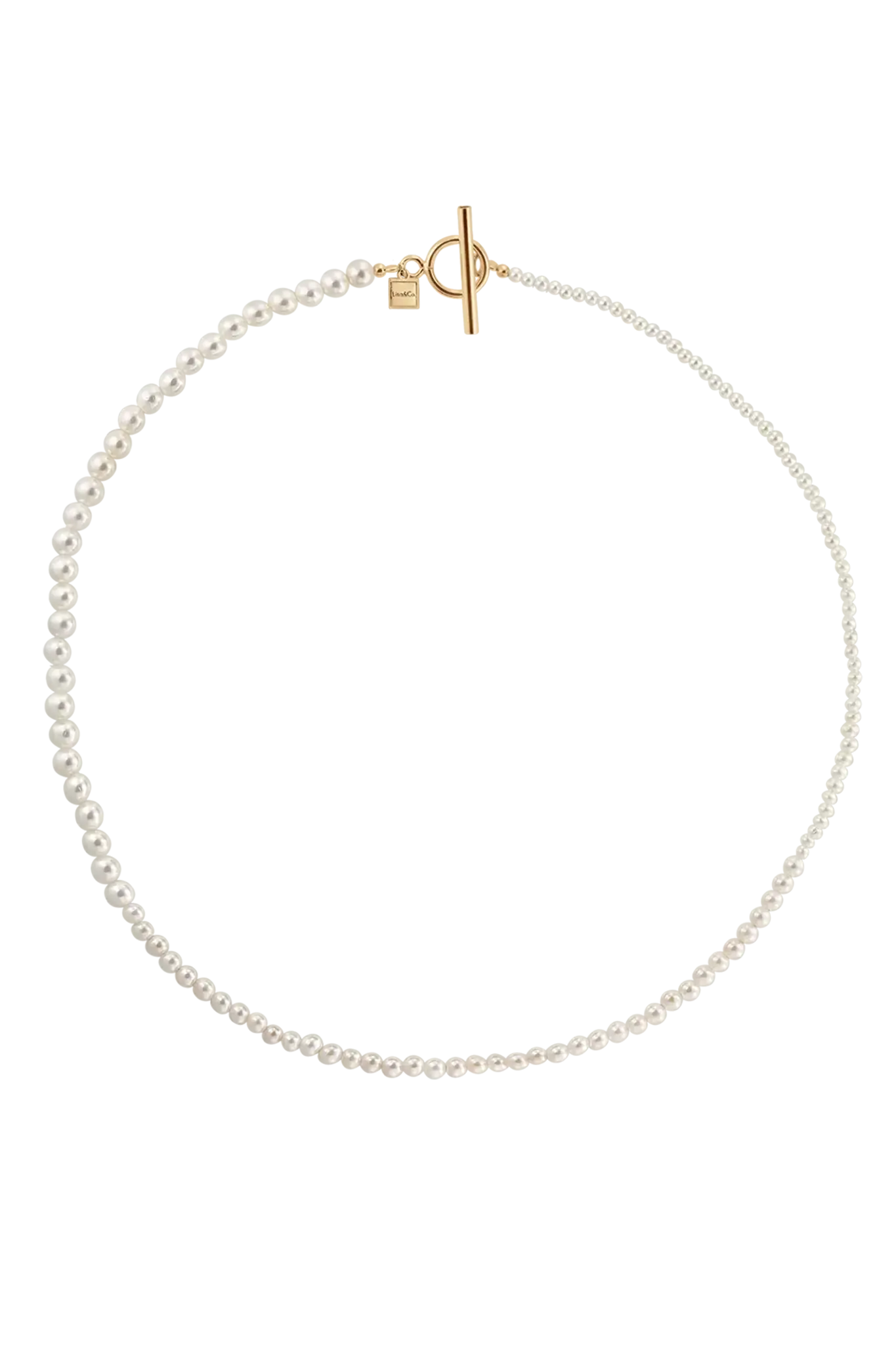 Colier Argint Pearl Gradient Delicate LisaConcept