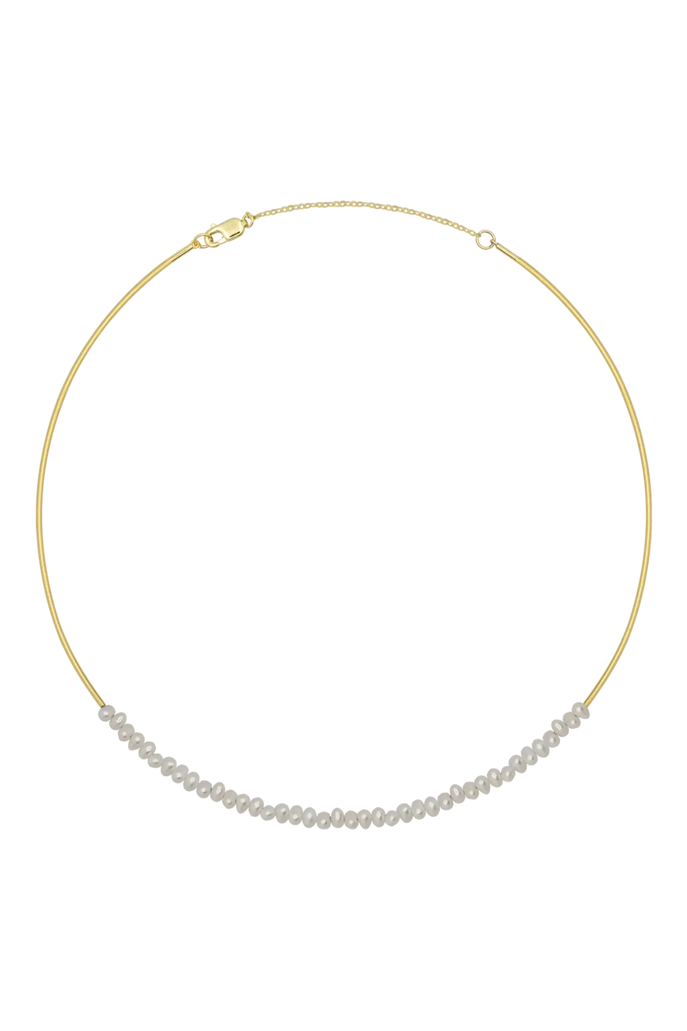 Colier Argint Wired Pearls Lisa&Co.