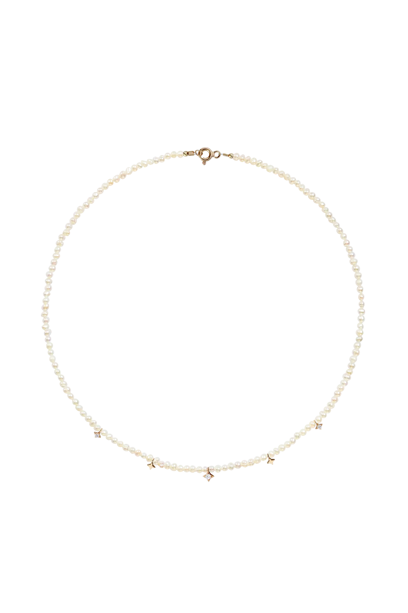 Colier Aur Mini Pearls&Stars LisaConcept