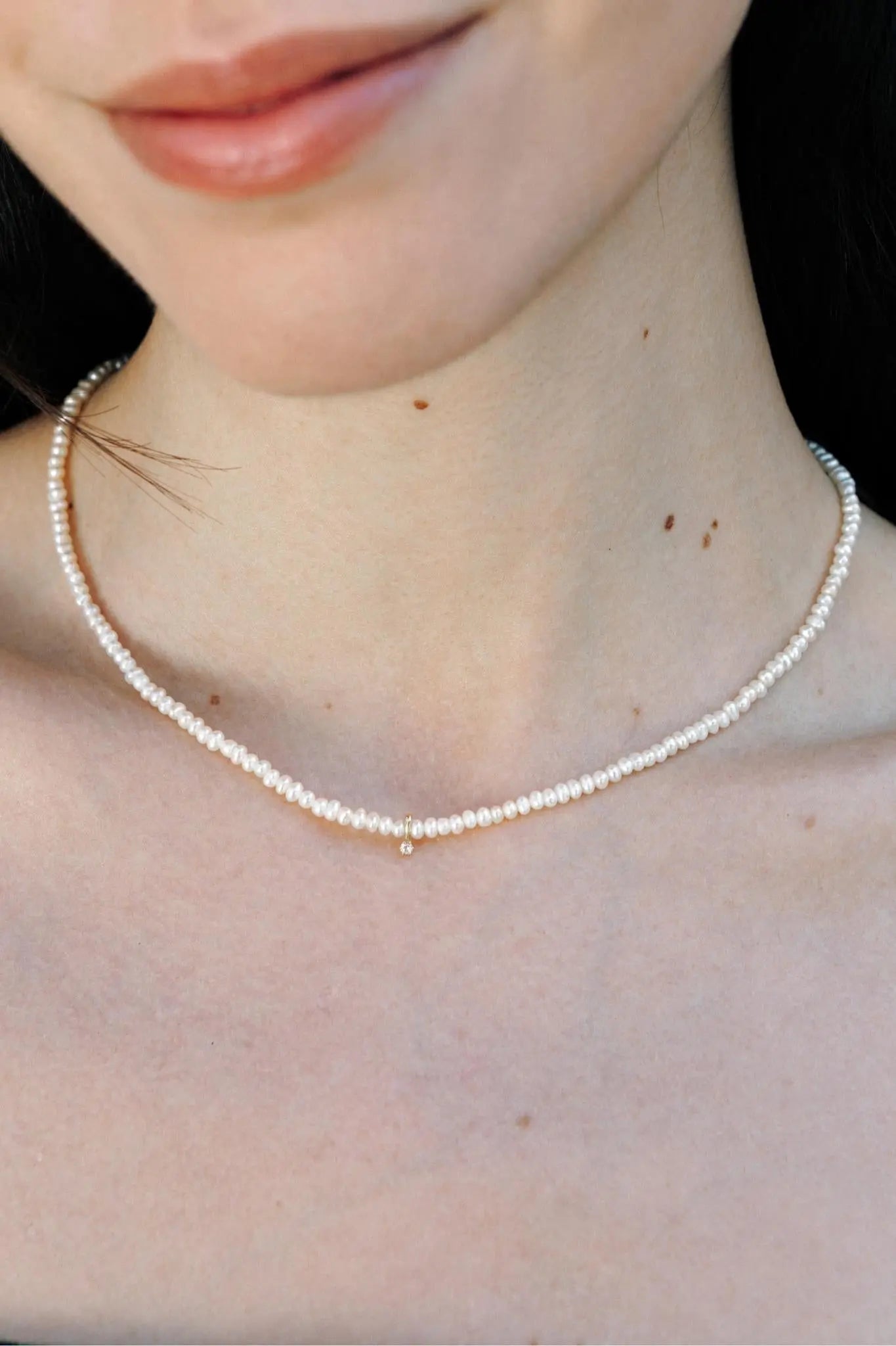 Colier Aur Pearls&Lightdrop LisaConcept