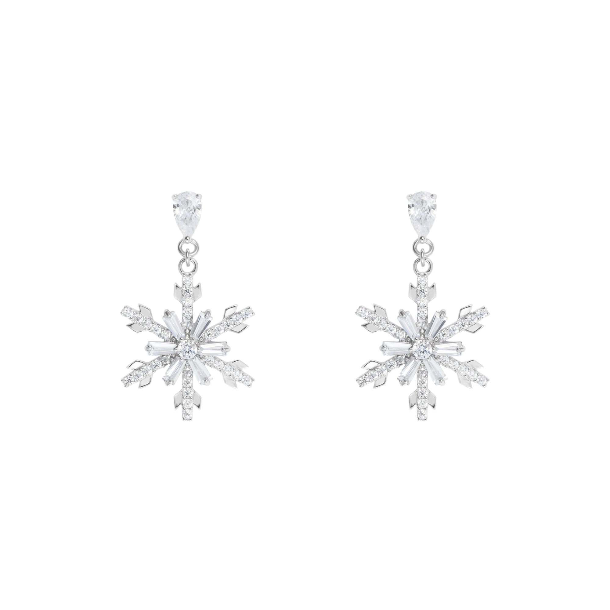 Cercei Drop Snowflake Lisa&Co.