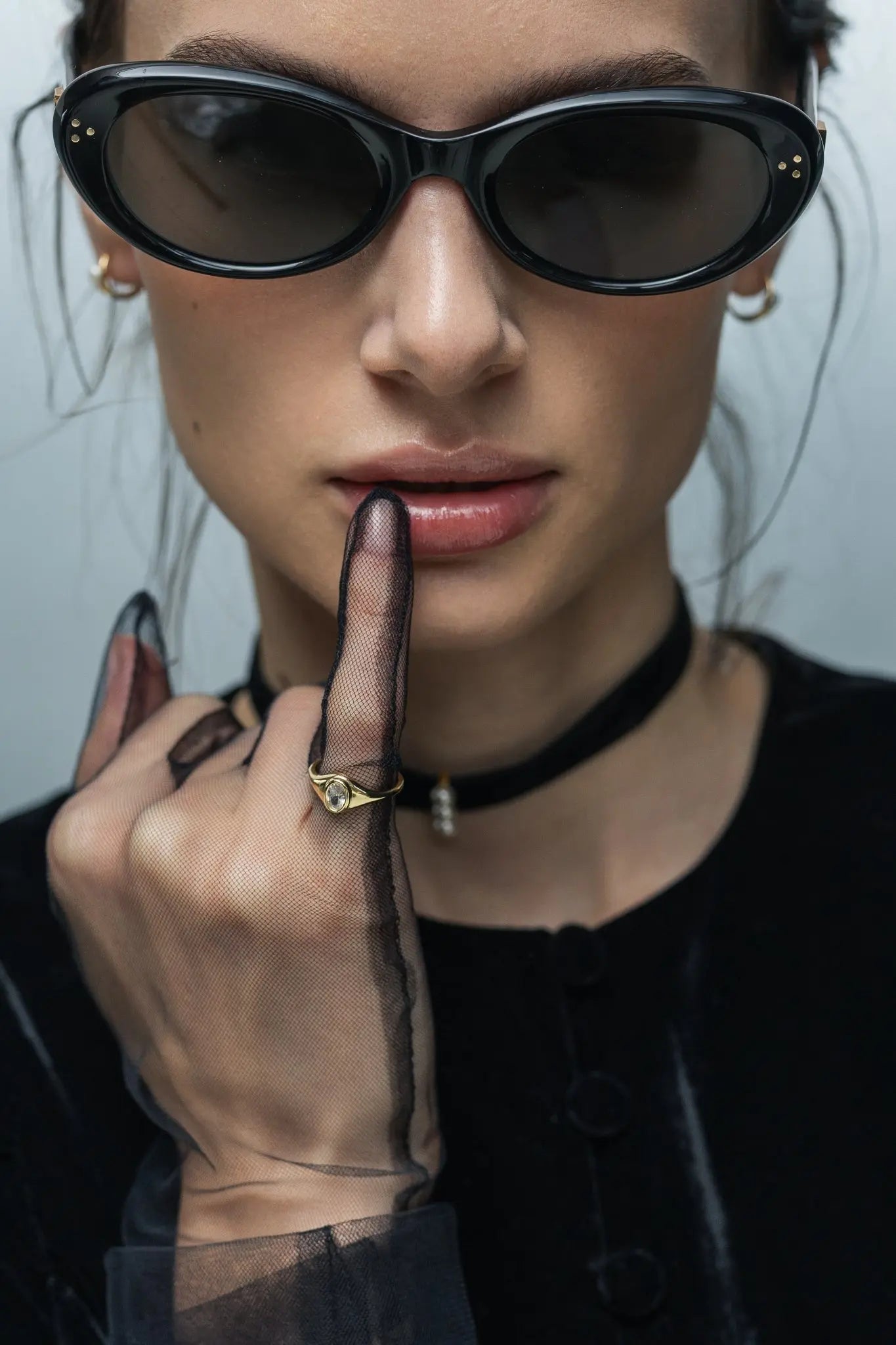 Inel Argint Oval Crystal LisaConcept