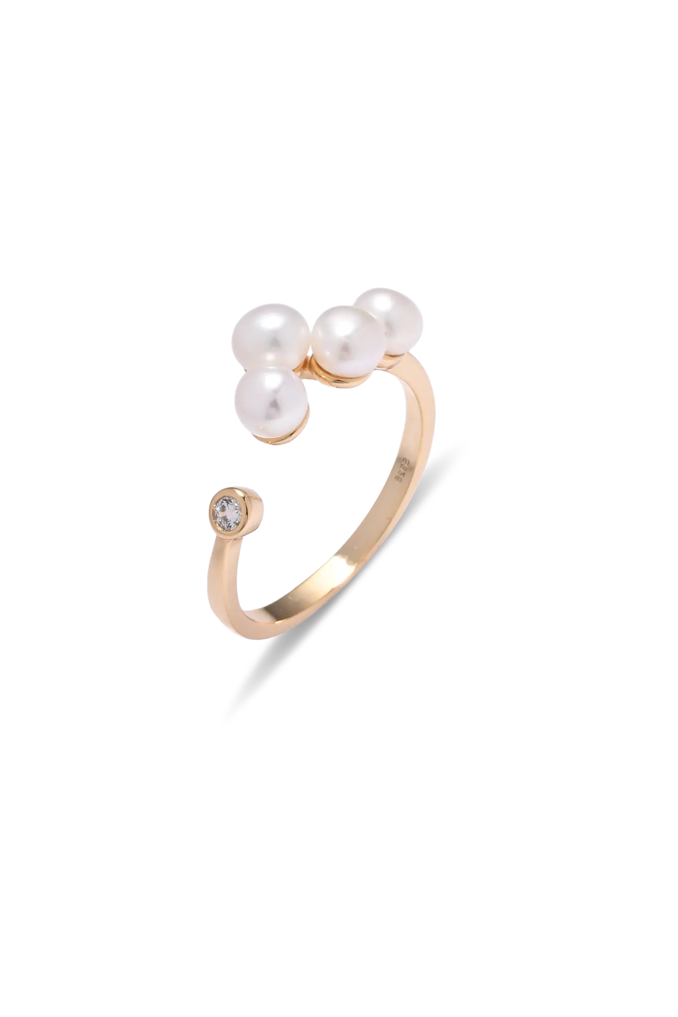 Inel Argint Pearl Cluster LisaConcept