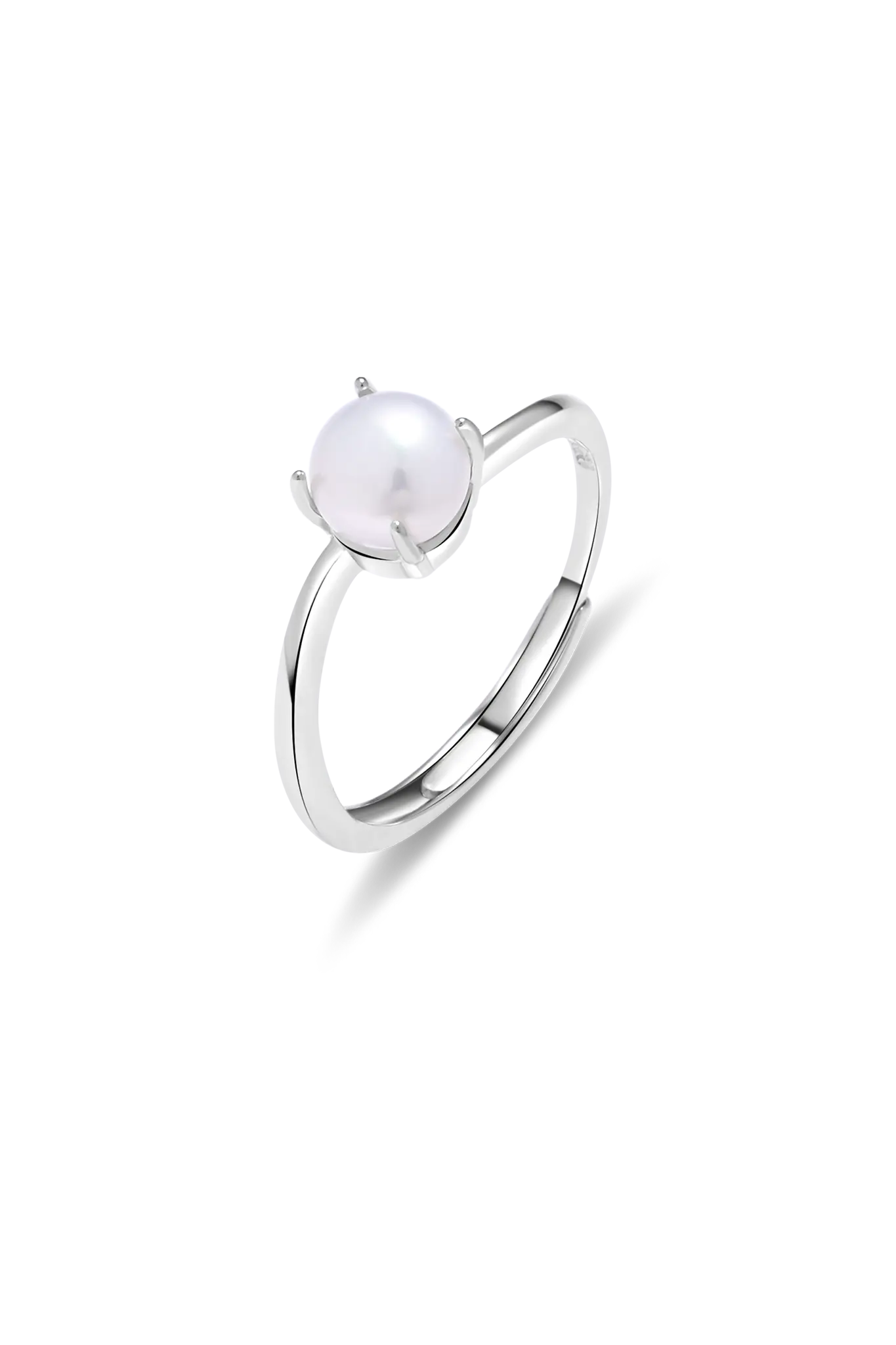 Inel Argint Simple White LisaConcept