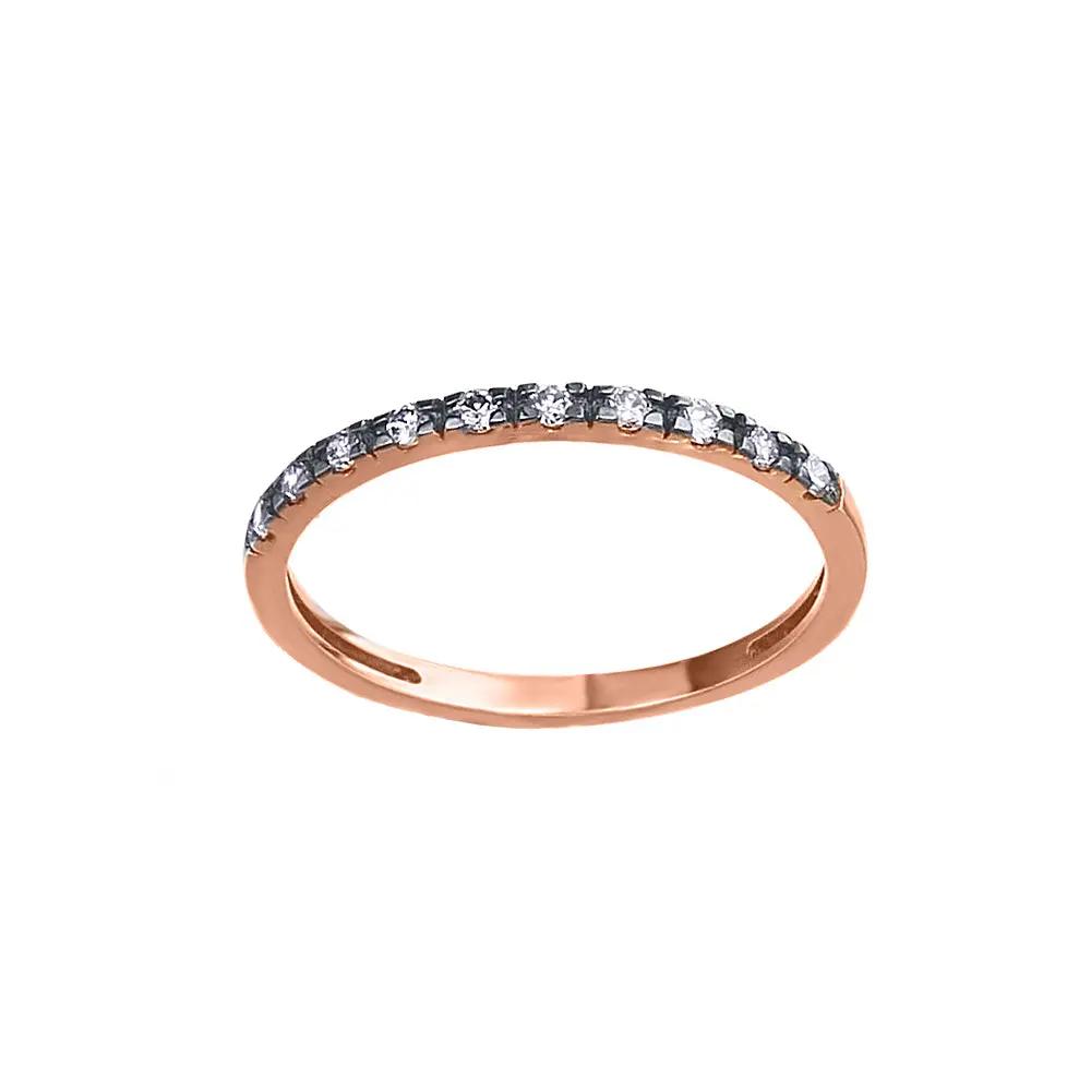 Inel aur White Paved Band Lisa&Co.