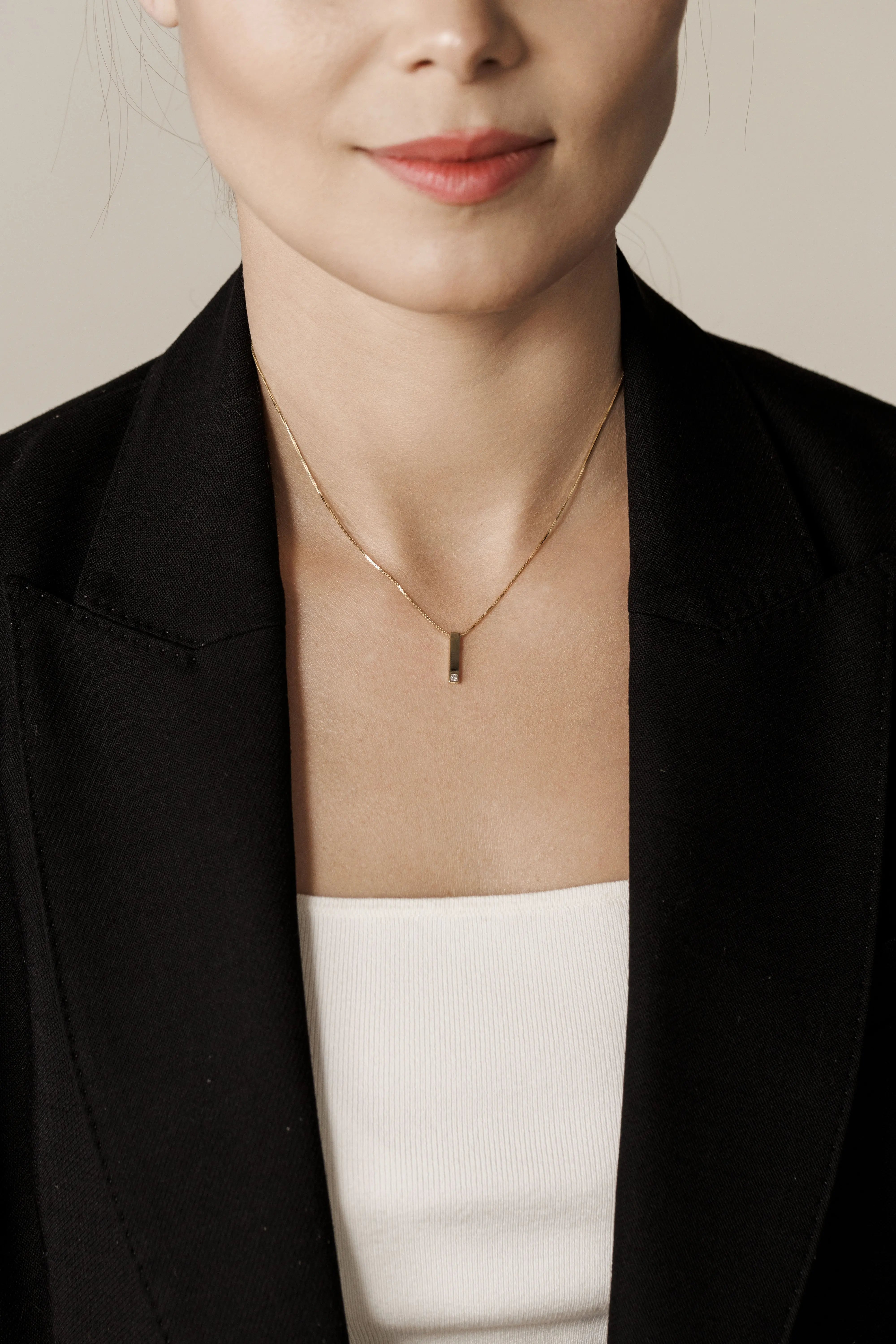 Lanț Argint Crystal Baguette LisaConcept