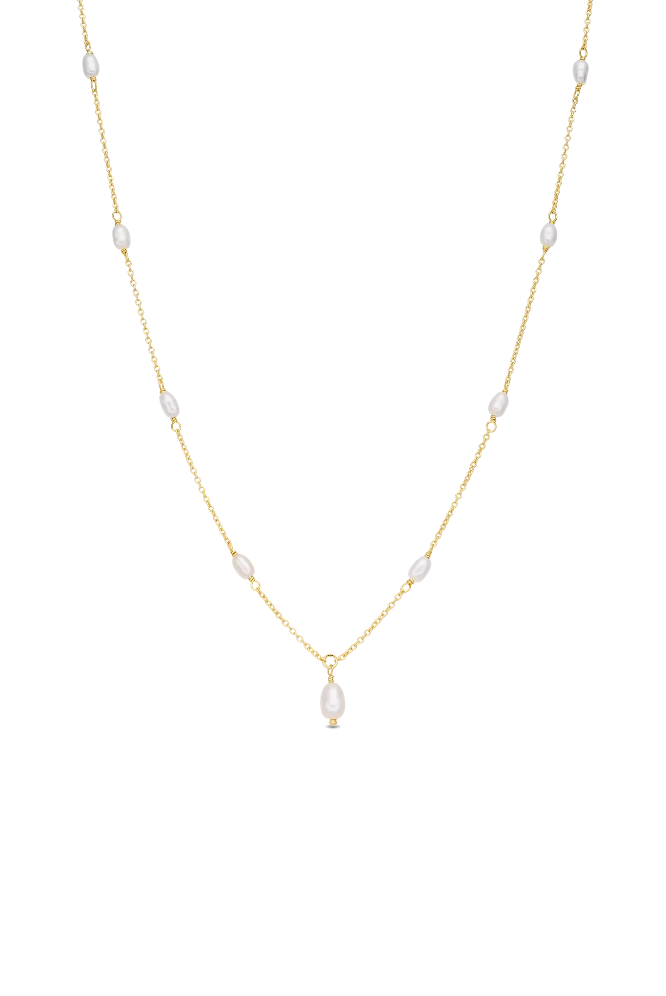 Lanț Argint Freshwater Pearls Lisa&Co.