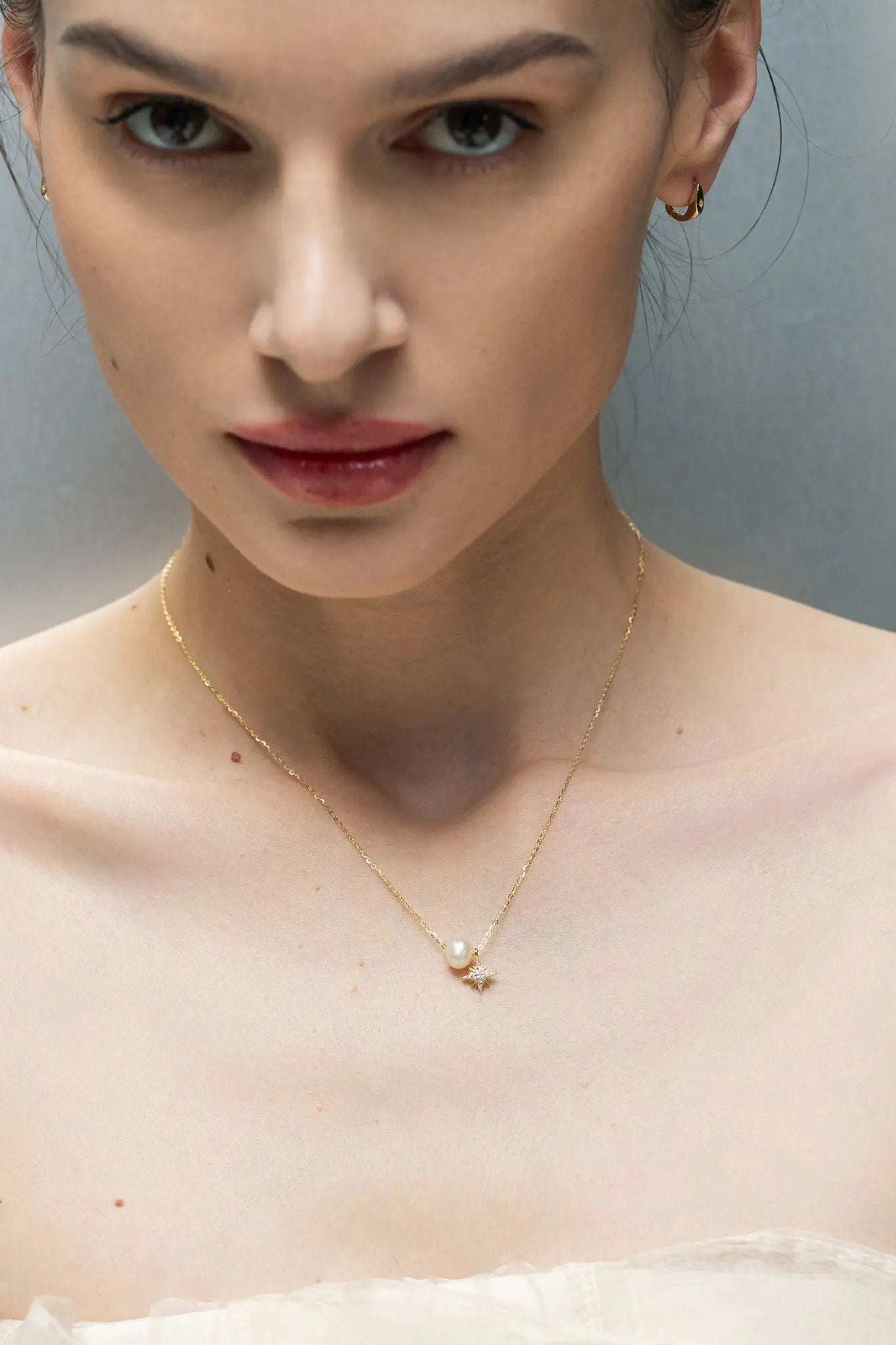 Lanț Argint Northern Star & Pearl Lisa&Co.