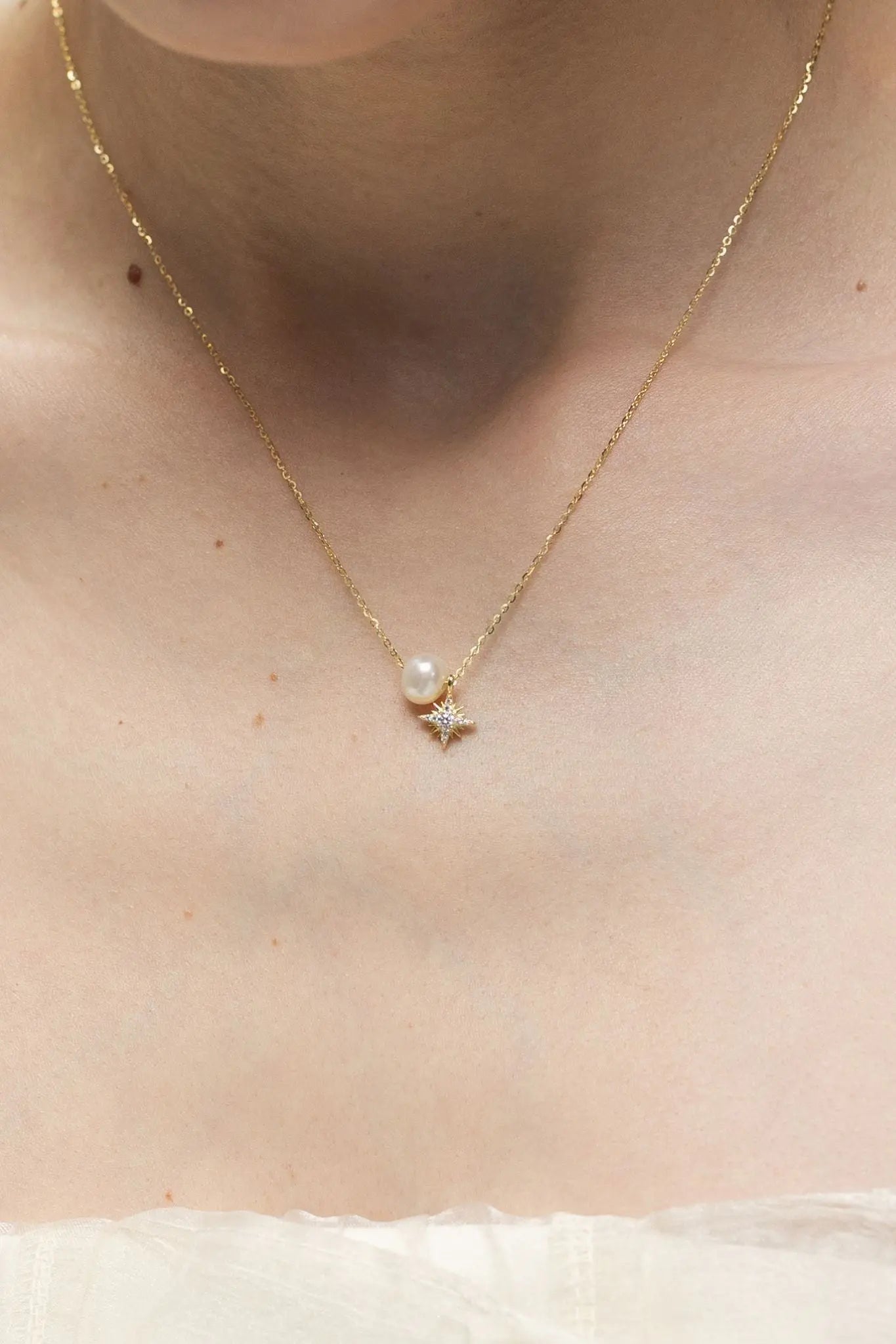 Lanț Argint Northern Star & Pearl Lisa&Co.